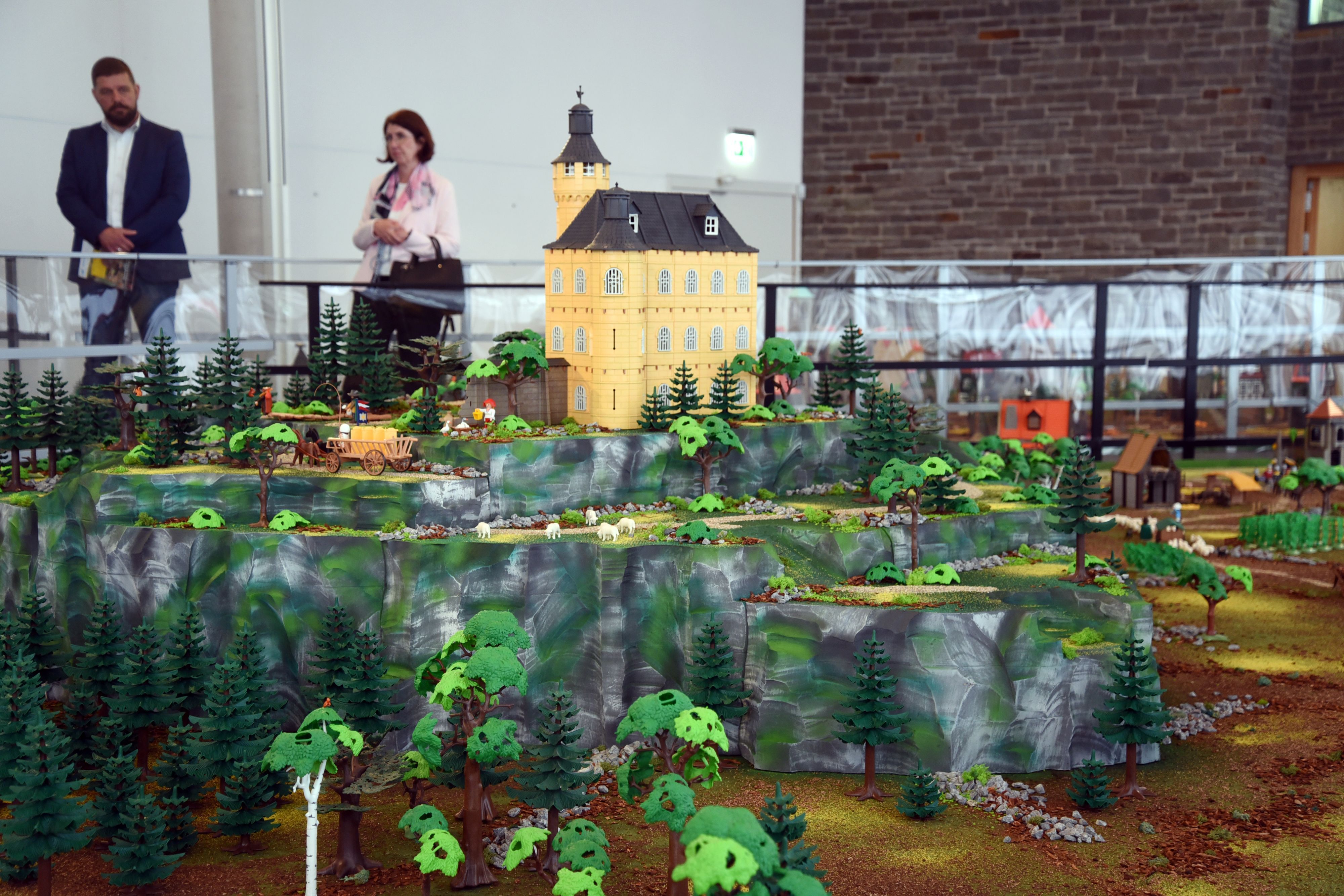 Ein Playmobil-Schloss.