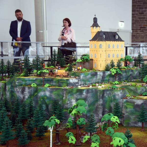 Ein Playmobil-Schloss.