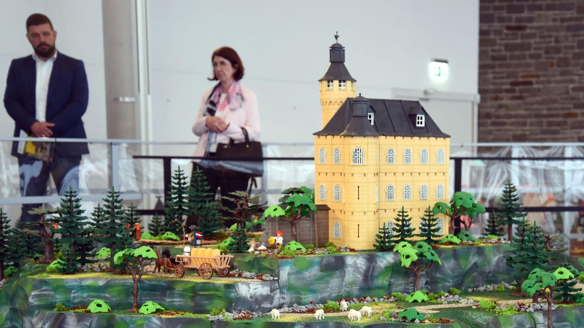 Ein Playmobil-Schloss.
