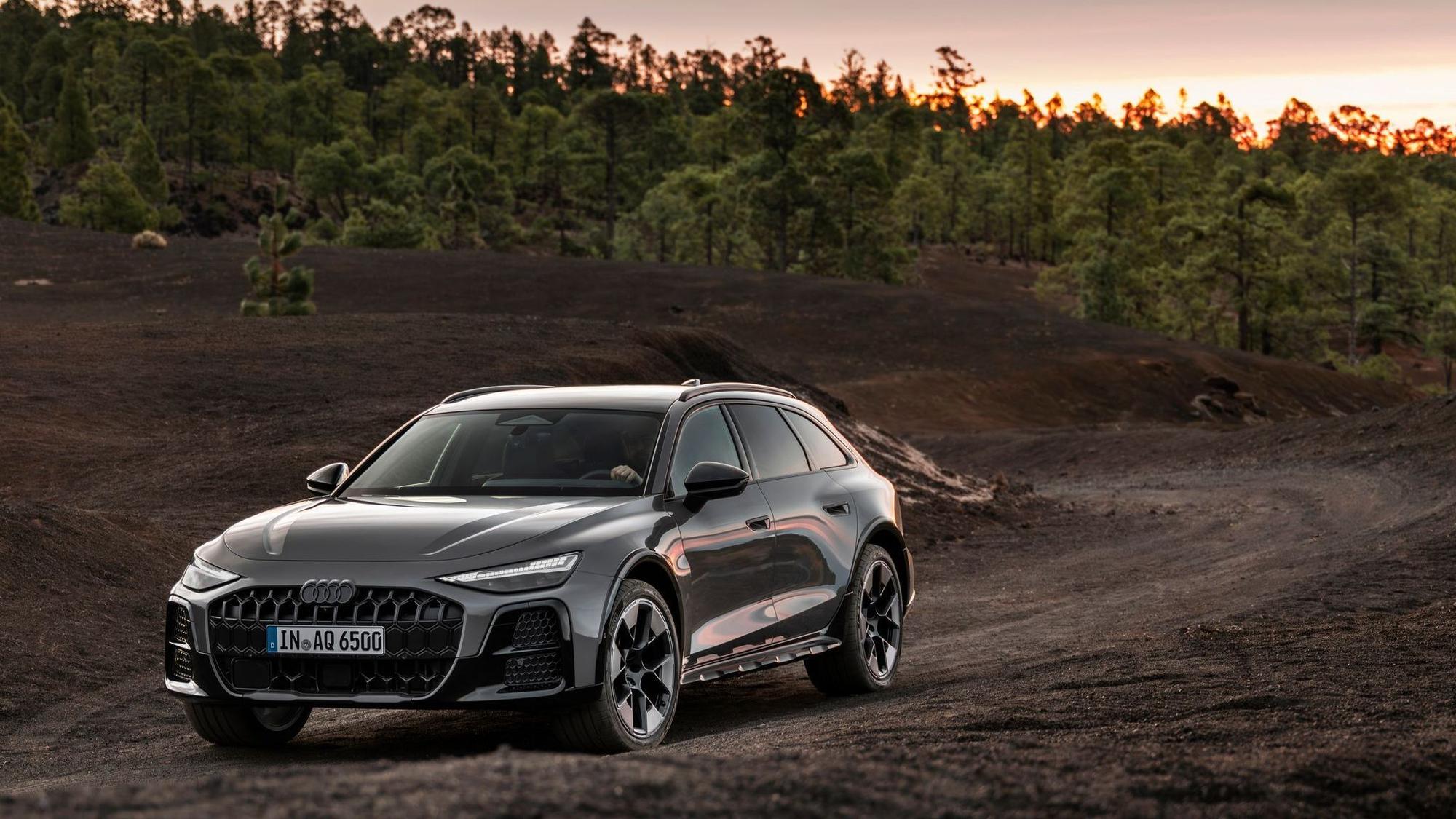 Der neue Audi A6 Allroad in unebenem Gelände