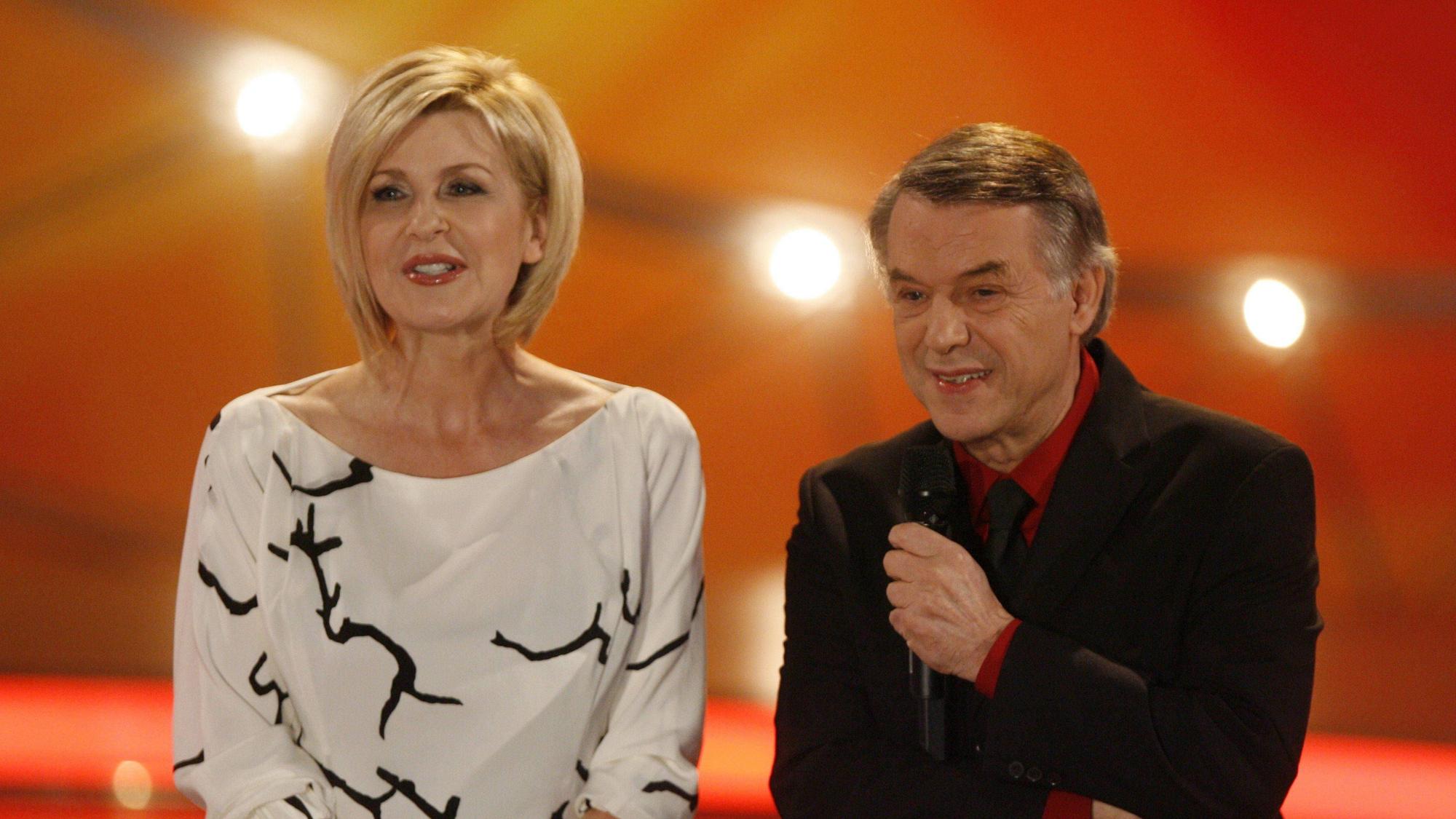 Salvatore Adamo bei seinem Auftritt in der Fernsehshow „Willkommen bei Carmen Nebel“.