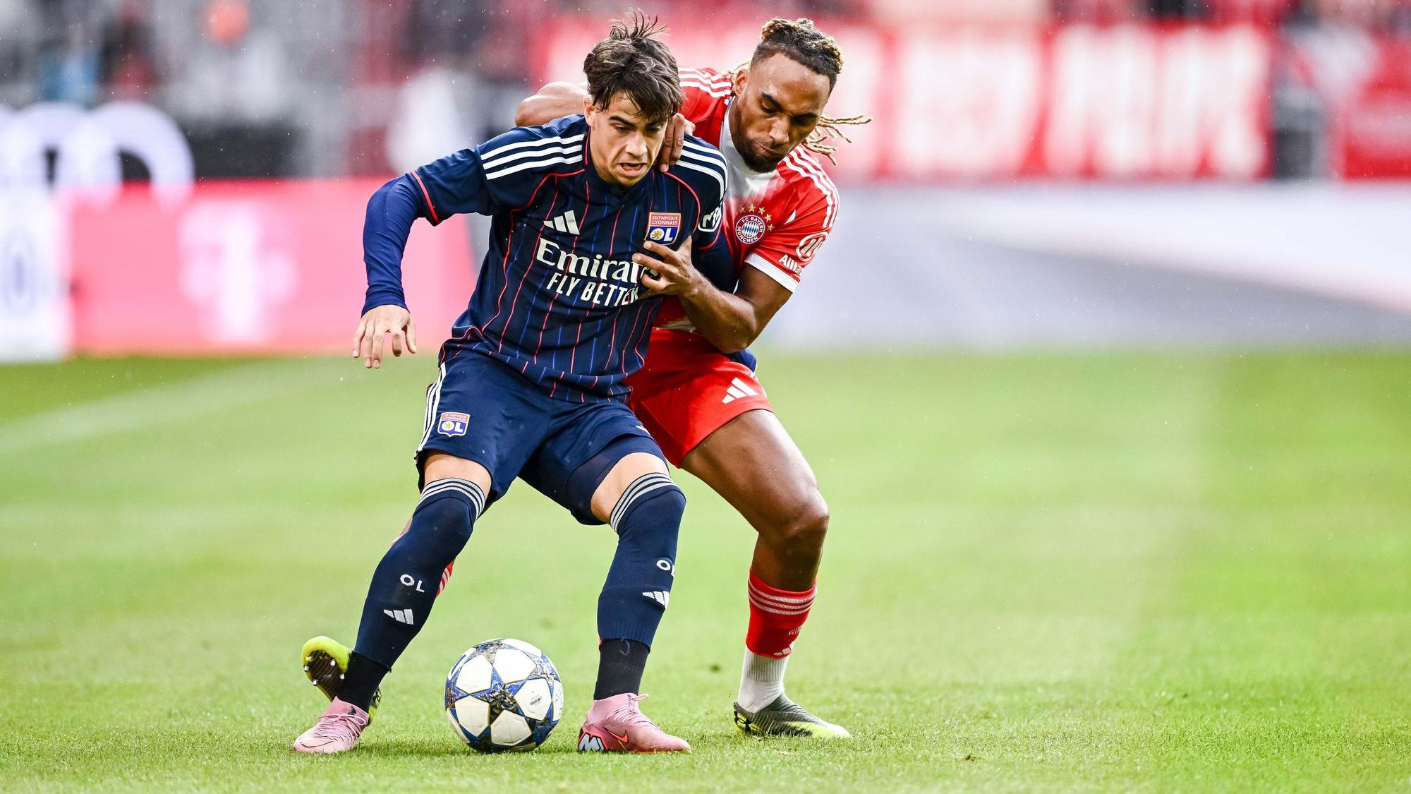 Afonso Moreira, noch im Trikot von Lyon, beim Testspiel gegen den FC Bayern München vergangenen Sommer.