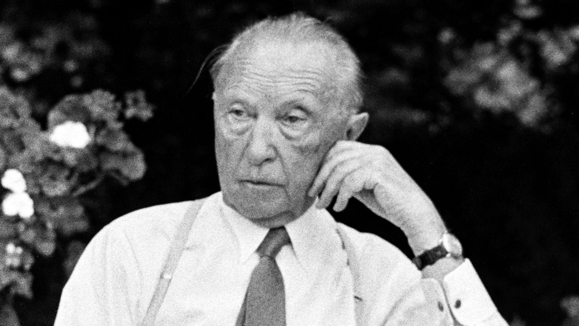 Der frühere Kanzler und Kölner Oberbürgermeister Konrad Adenauer