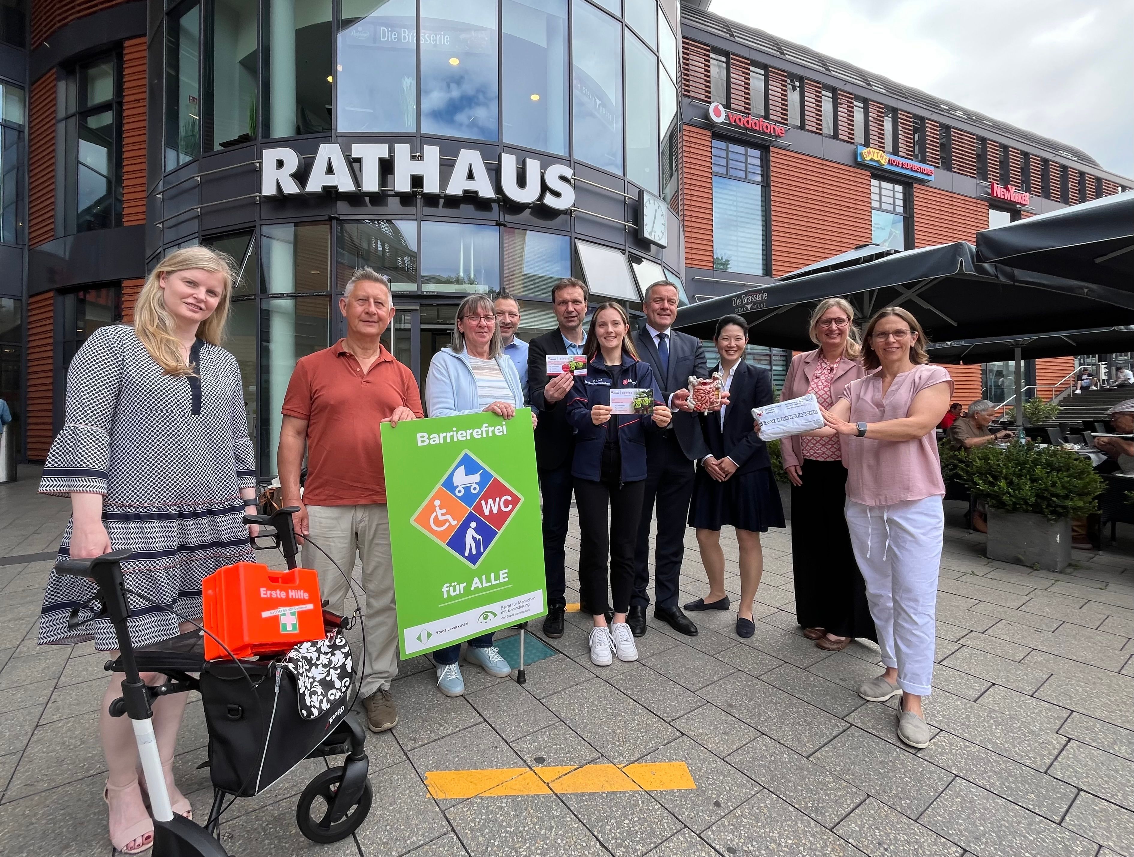 Viele Akteure nehmen am Gesundheitstag und am Tag der Inklusion in der Wiesdorfer City teil.