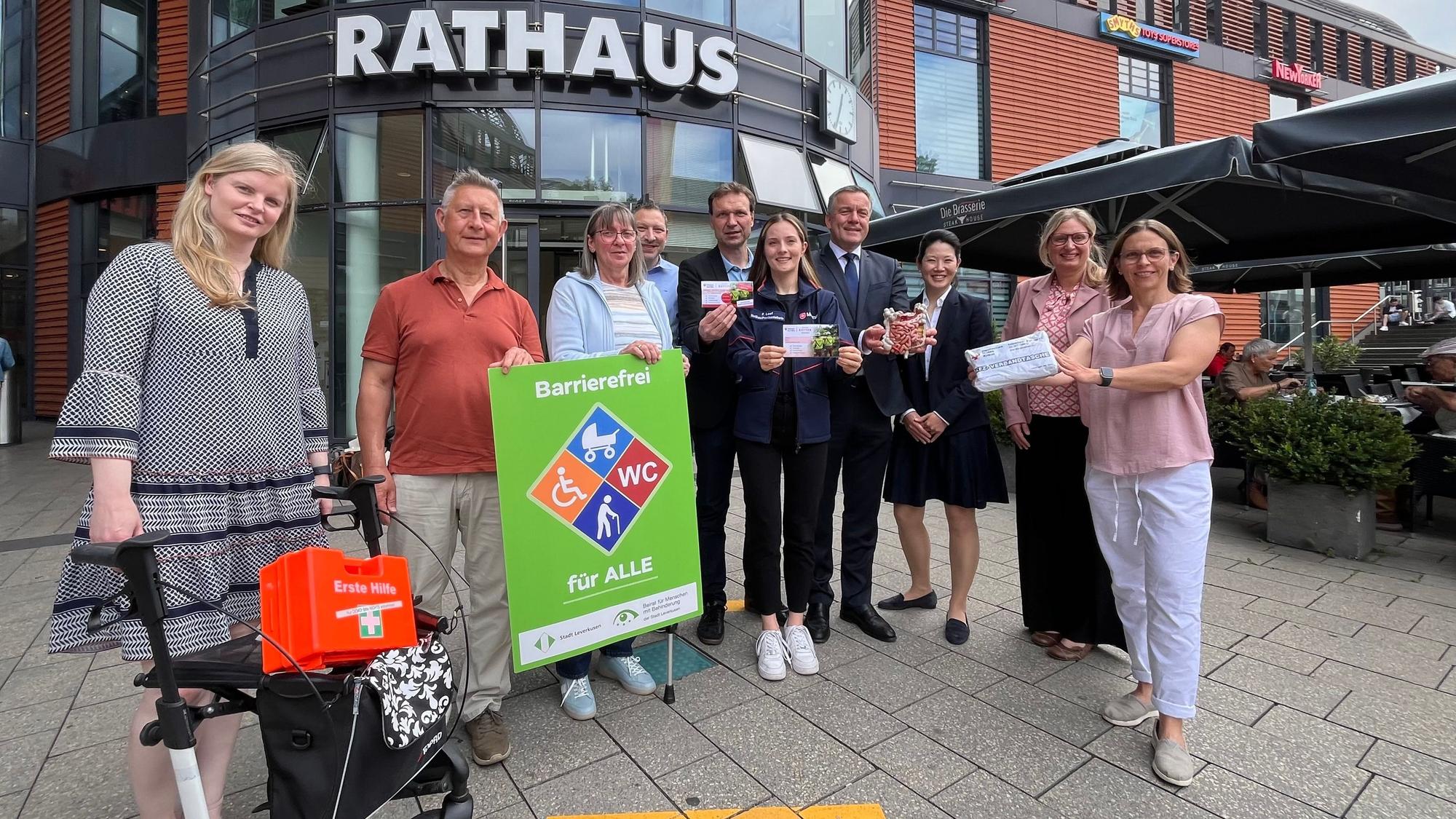 Viele Akteure nehmen am Gesundheitstag und am Tag der Inklusion in der Wiesdorfer City teil.