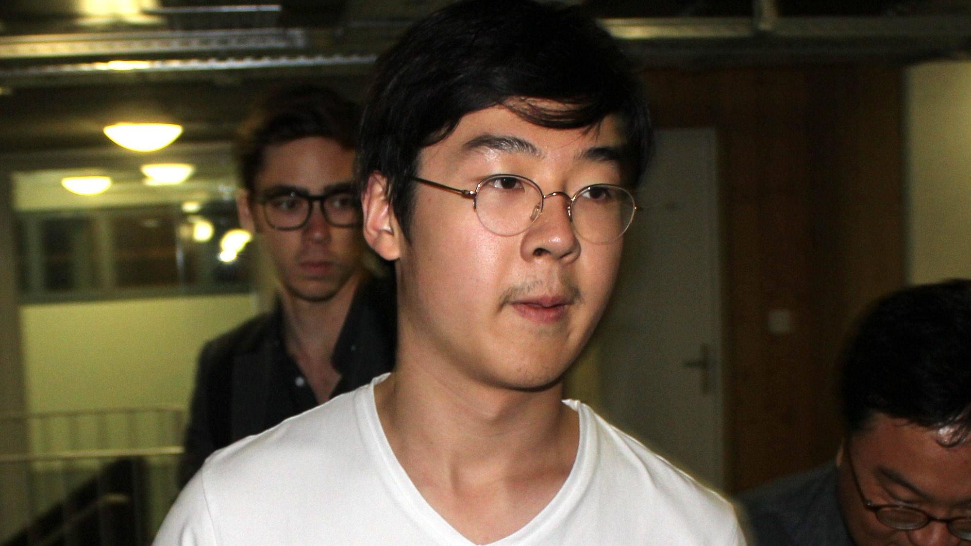 Rückkehr von Kim Han-sol in sein Wohnheim an der Universität Sciences Po.