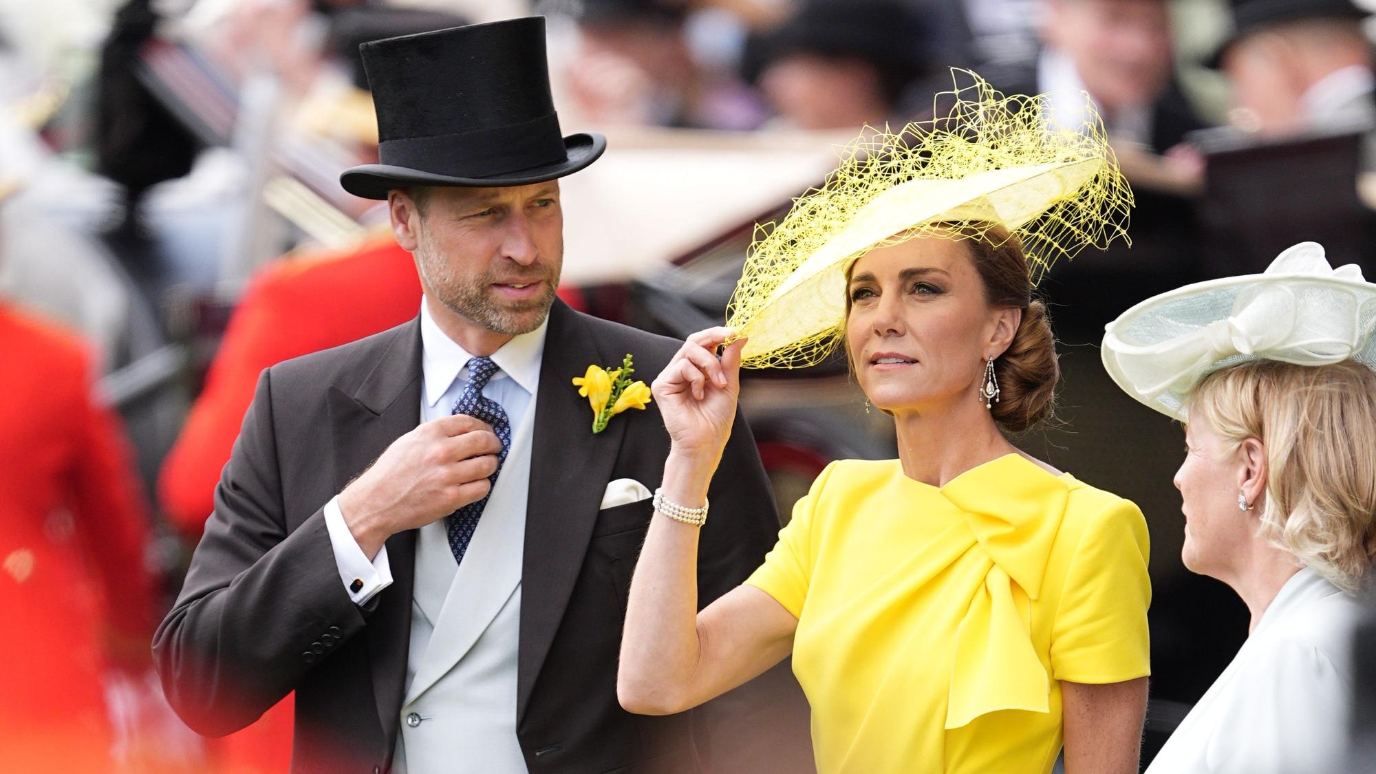 Prinz William und Prinzessin Kate beim Royal Ascot.