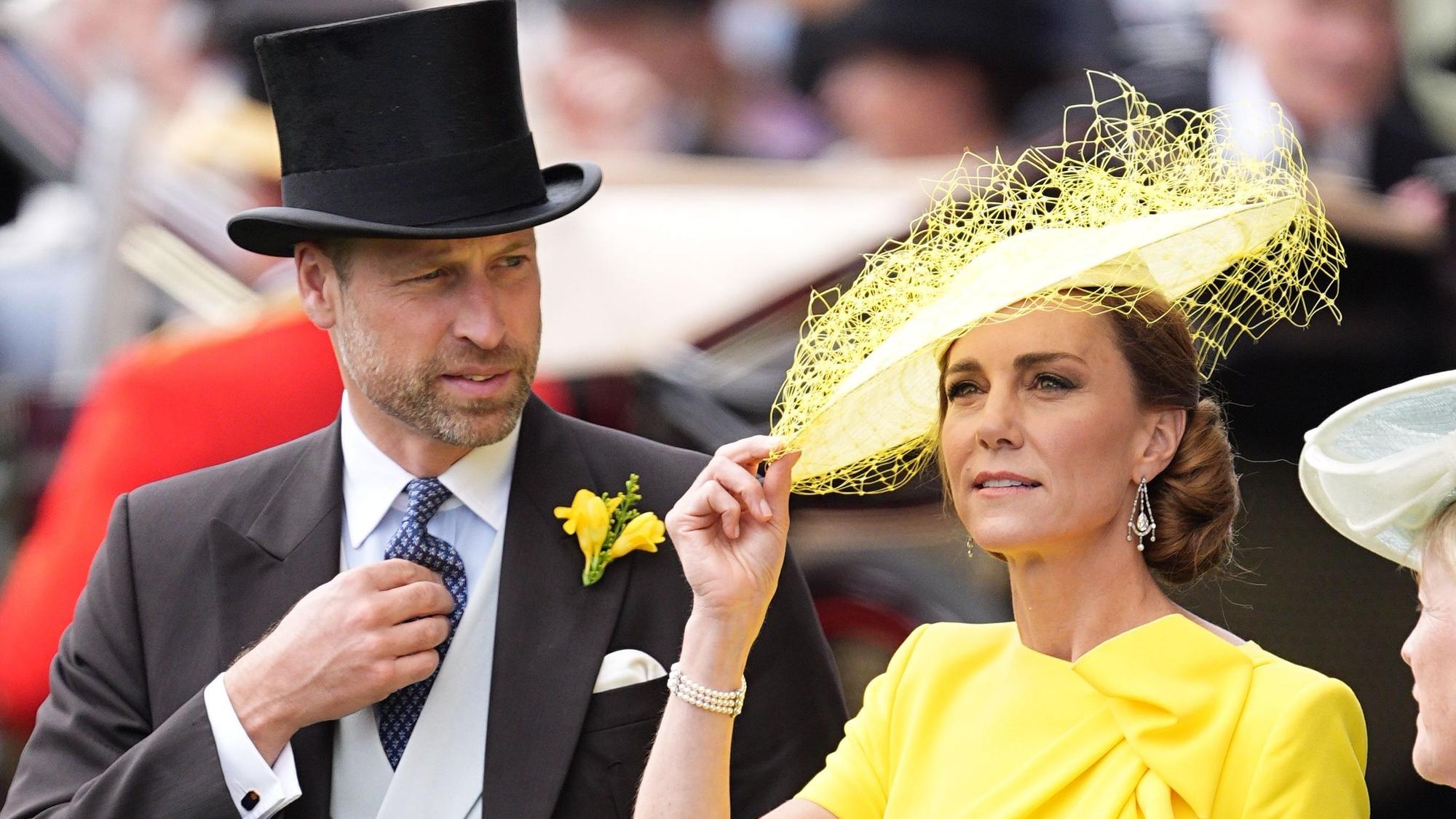 Prinz William und Prinzessin Kate beim Royal Ascot.