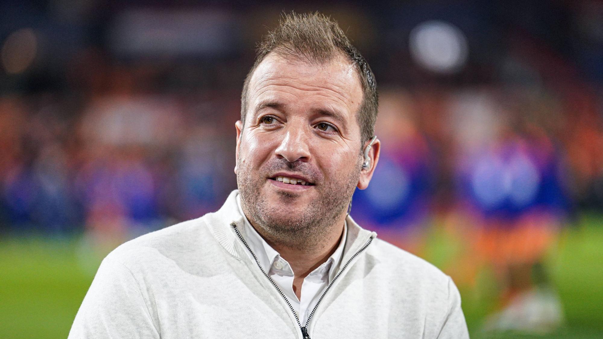 Rafael van der Vaart als TV-Experte.