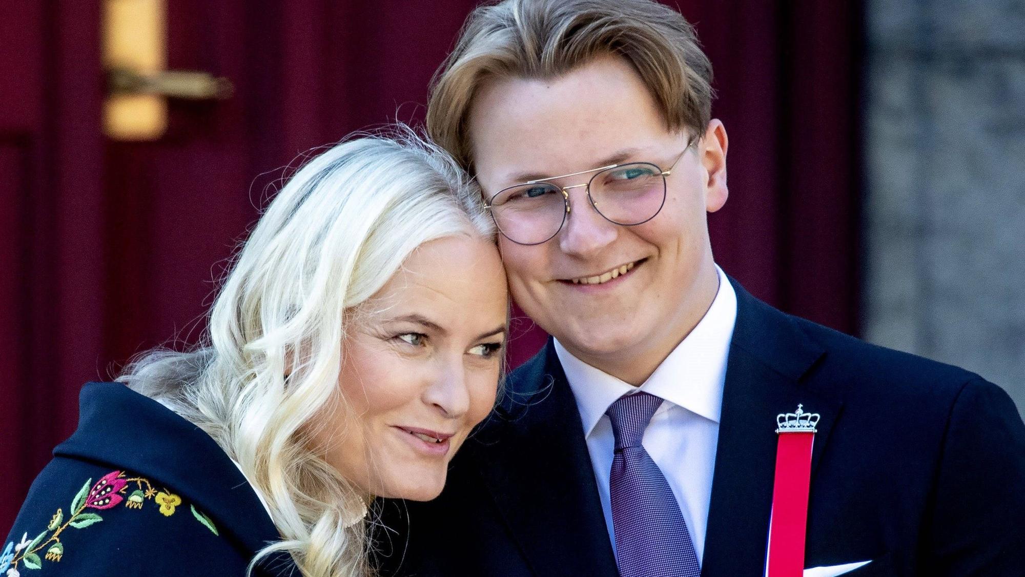 Prinz Sverre Magnus und Kronprinzessin Mette-Marit.