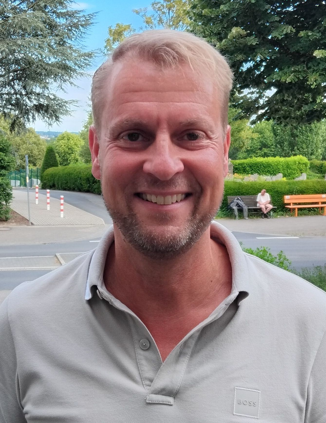 Porträt-Aufnahme vin Harald Peters,  Aldi-Immobiliengesellschaft