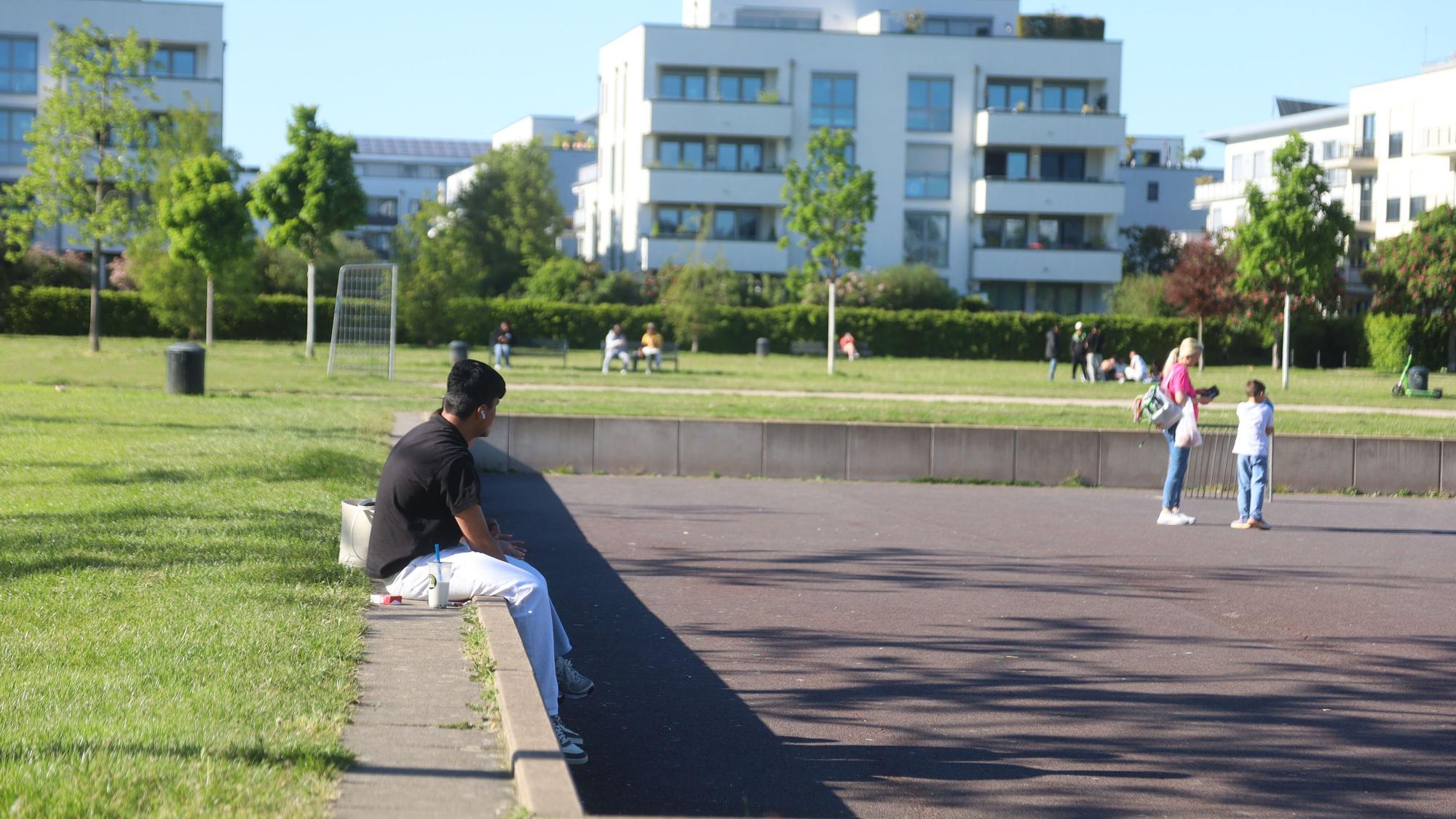 Der Bürgerpark in Kalk ist für viele Jugendliche und junge Erwachsene wichtiger Anlaufpunkt.