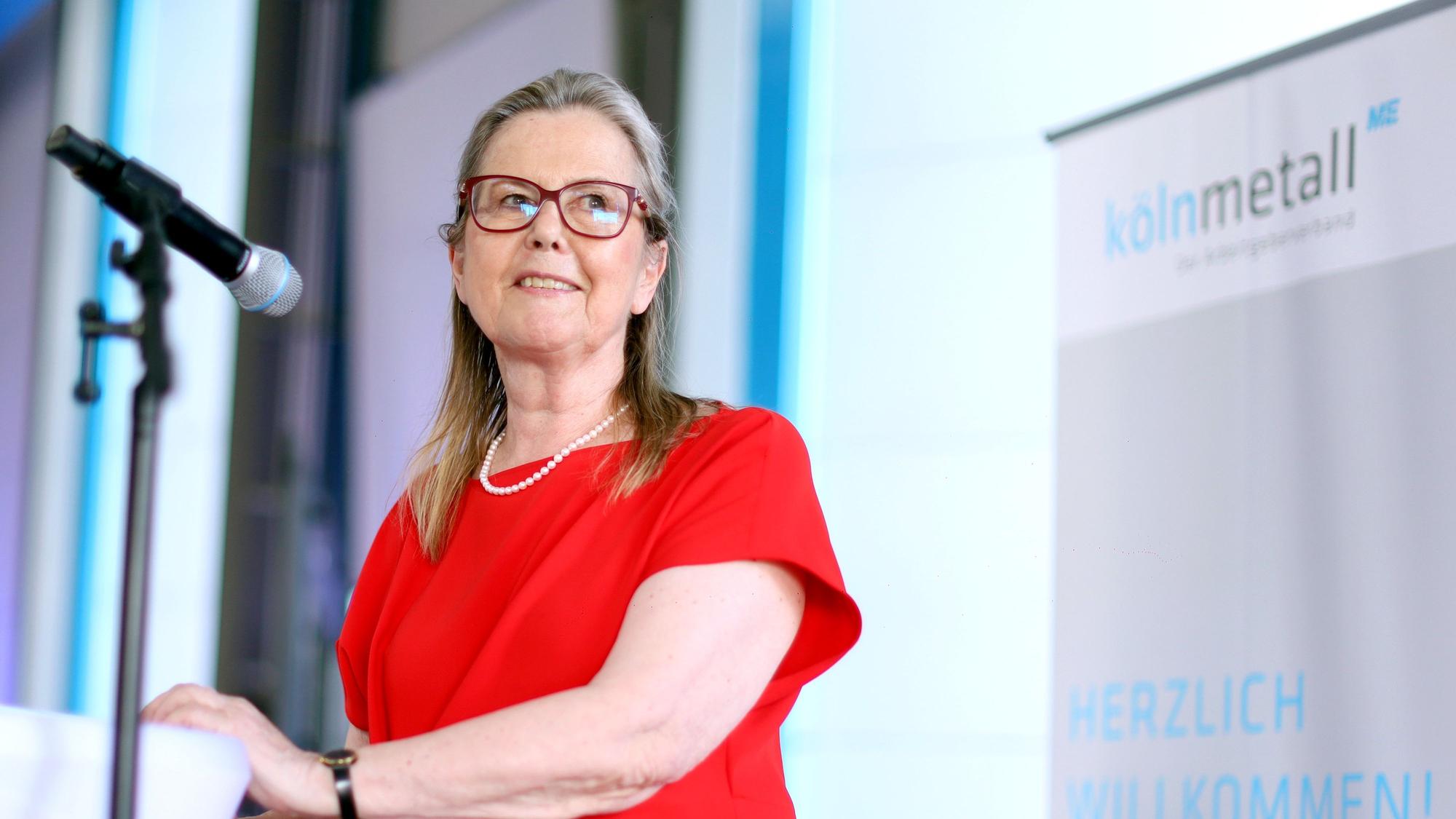 Margarete Haase wurde am Dienstag als Präsidentin von Kölnmetall wiedergewählt