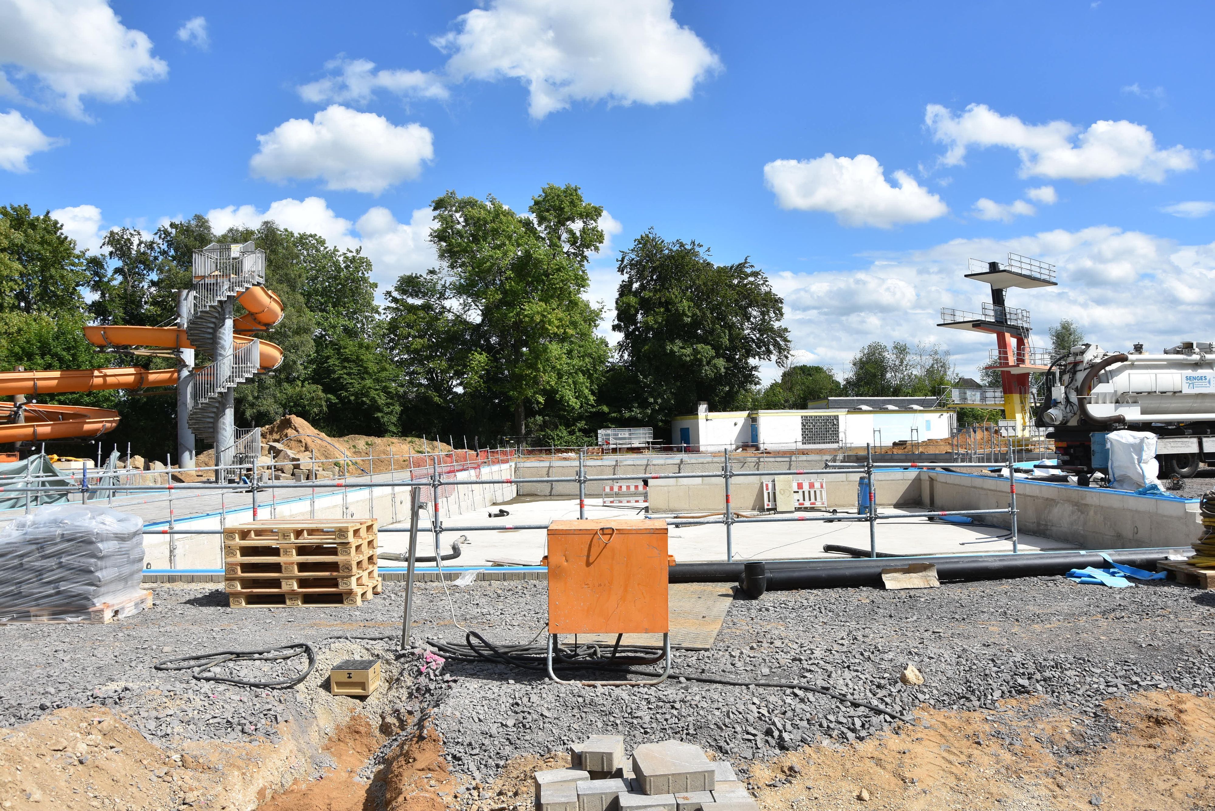 Das sieht noch sehr nach Baustelle aus in Elsdorf.