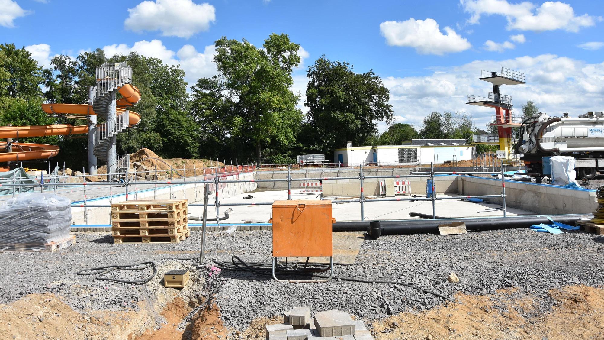 Das sieht noch sehr nach Baustelle aus in Elsdorf.