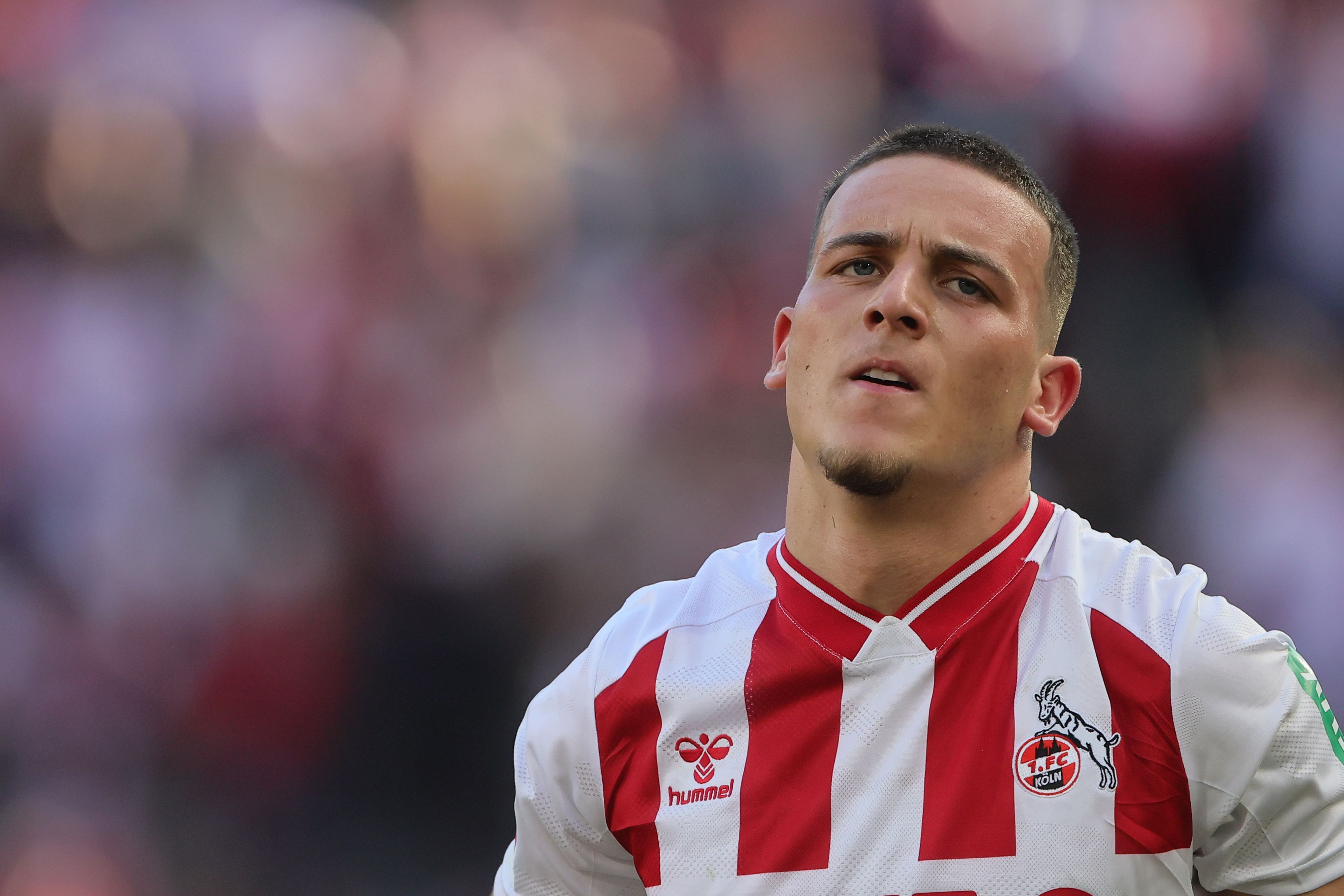 FC-Profi Said El Mala steht für Köln auf dem Feld.