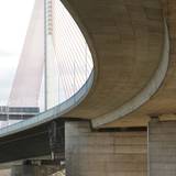Die Nordbrücke in Bonn muss abgerissen und neugebaut werden, zuerst ist die linksrheinische Vorlandbrücke an der Reihe.
