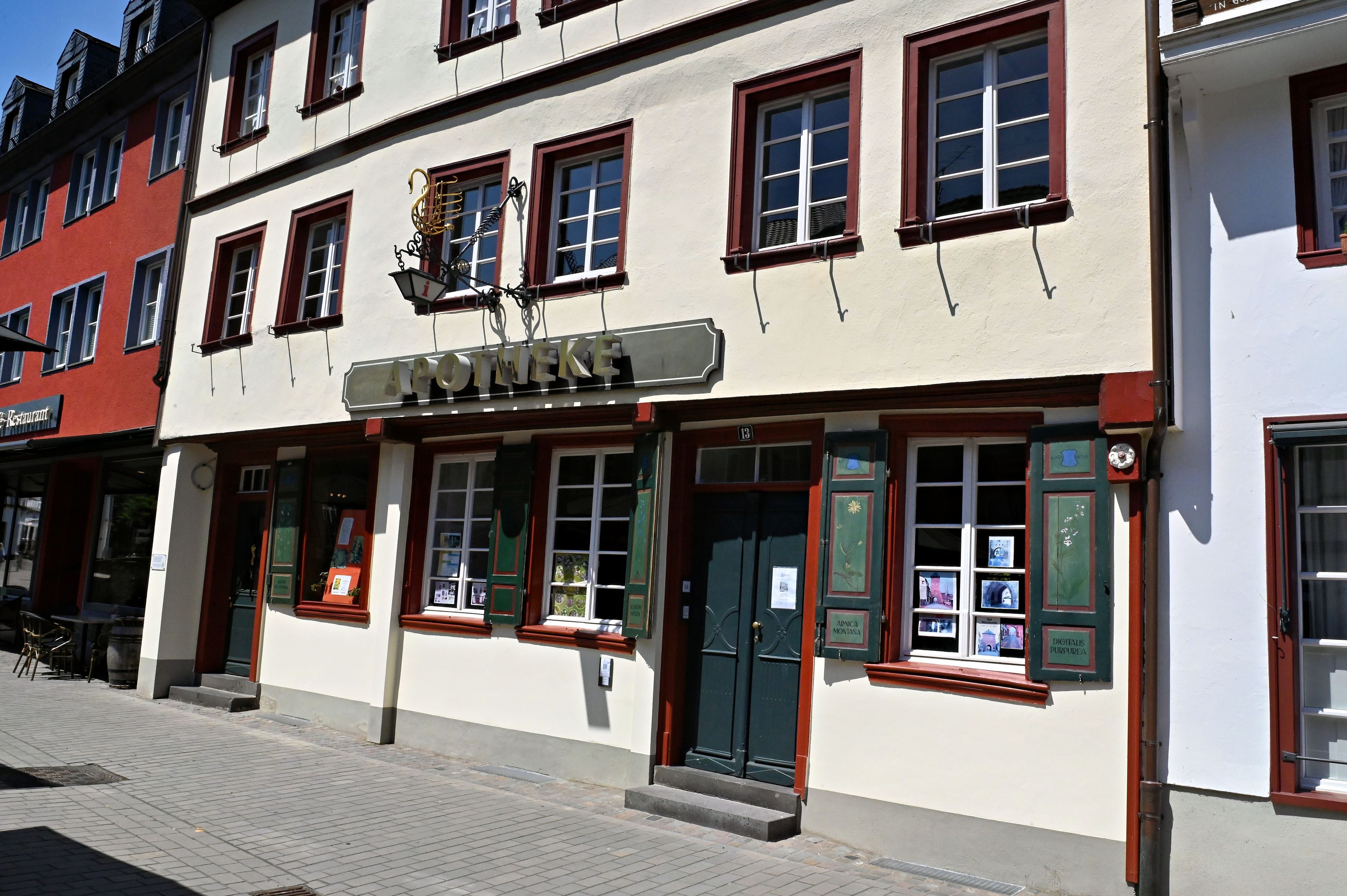 Das Gebäude des Schwanen-Apothekenmuseum in Bad Münstereifel.