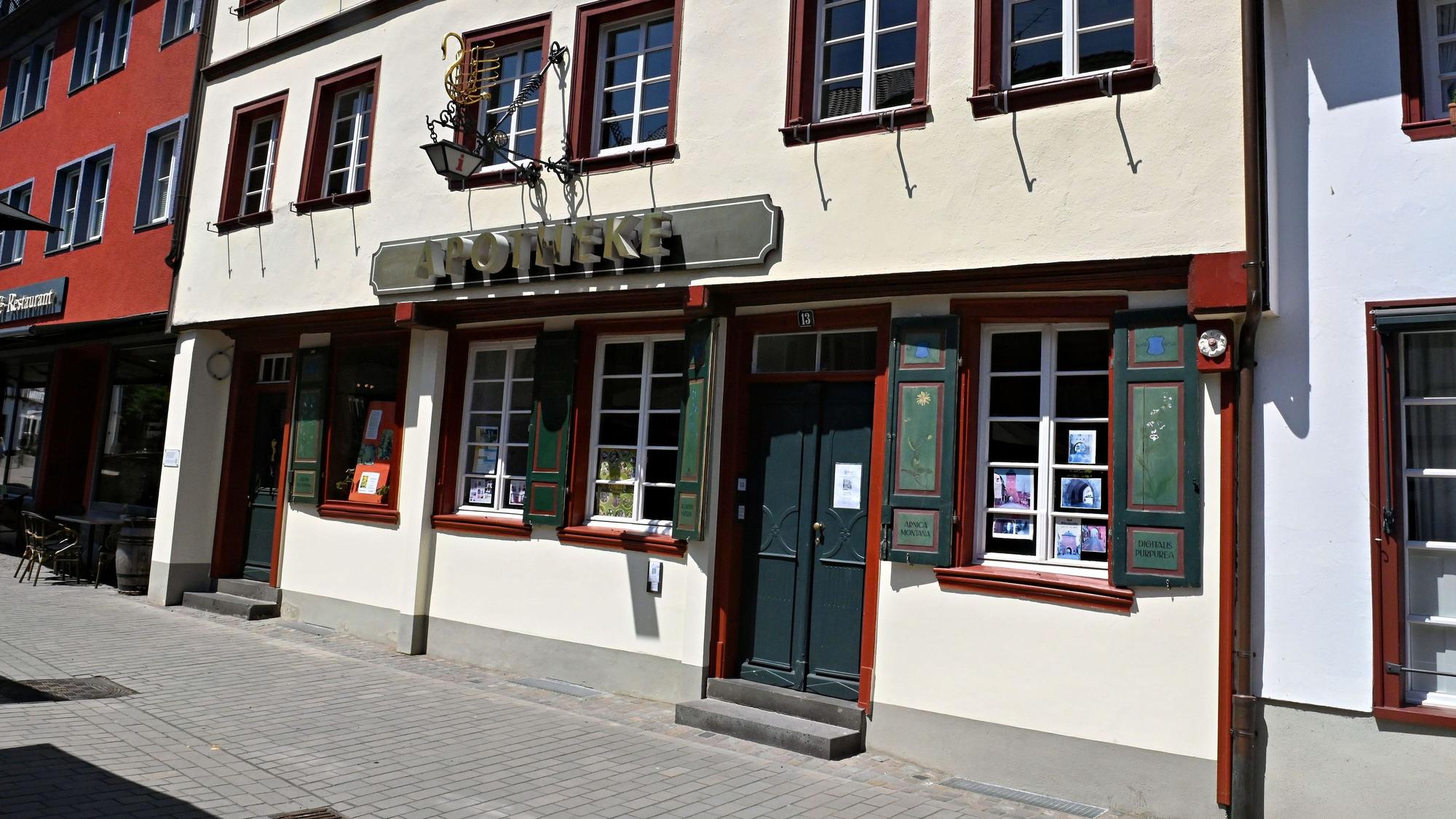 Das Gebäude des Schwanen-Apothekenmuseum in Bad Münstereifel.