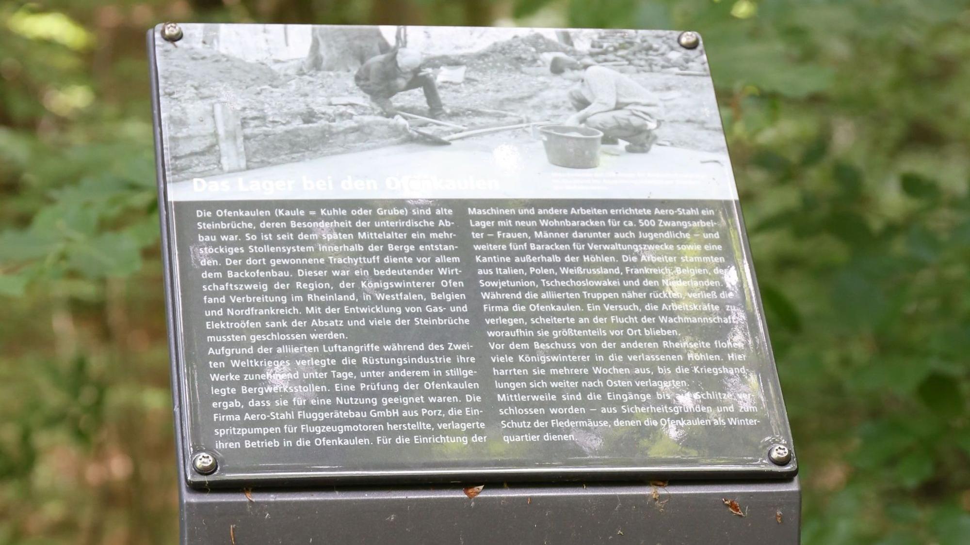Stele zur Zwangsarbeit in Ofenkaulsen