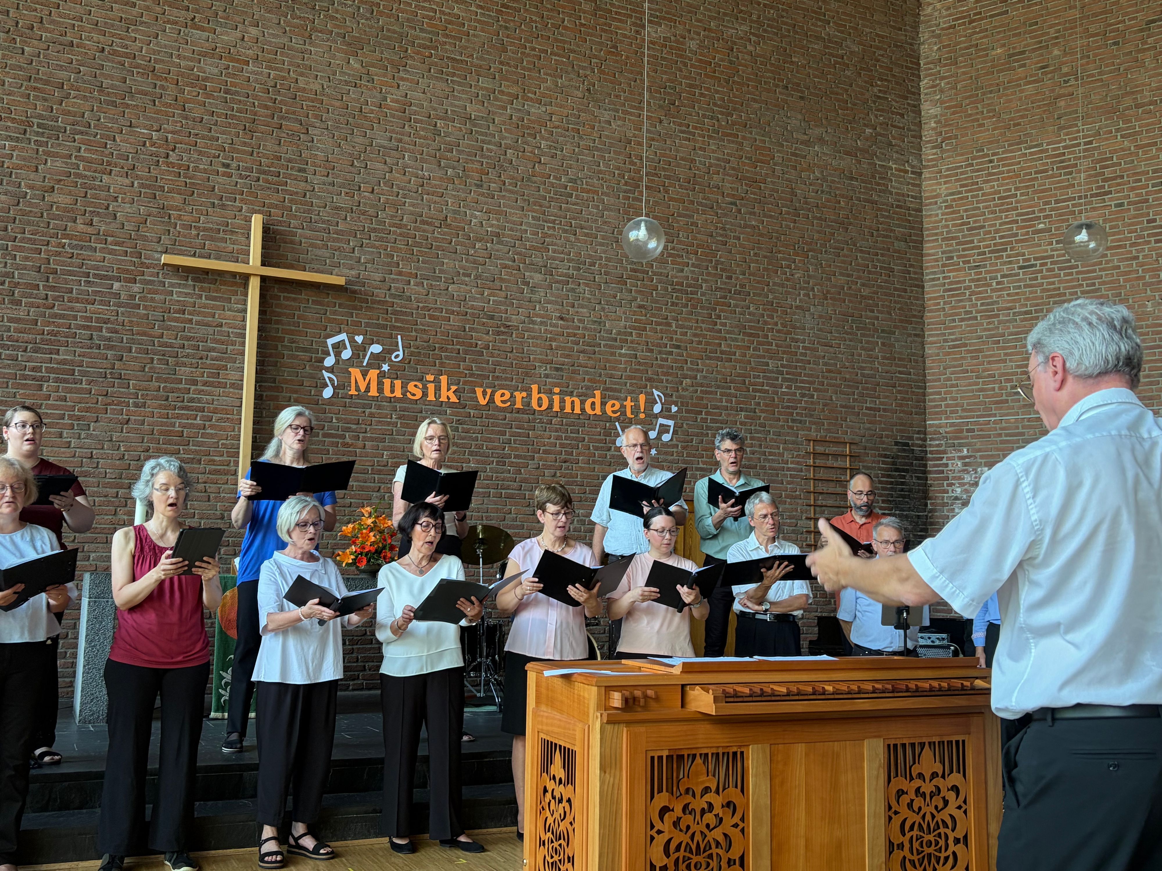 Der Kammerchor der Bielertkirche in Quettingen.