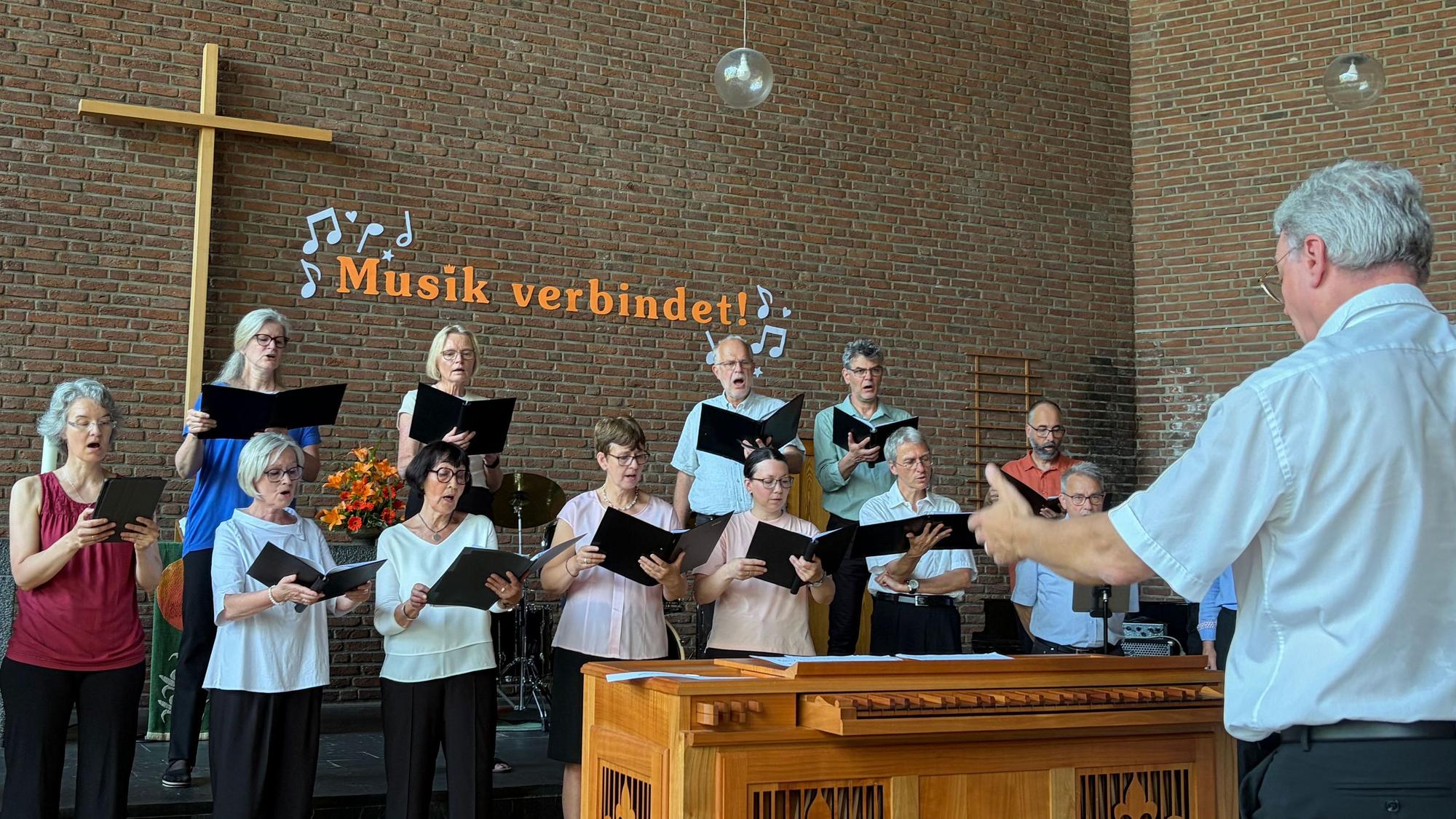 Der Kammerchor der Bielertkirche in Quettingen.