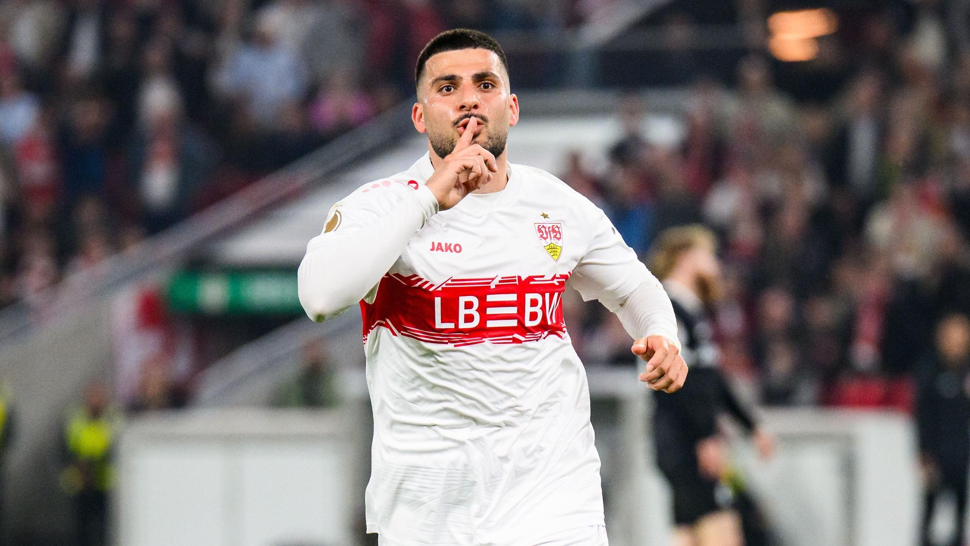 Deniz Undav im Trikot des VfB Stuttgart.
