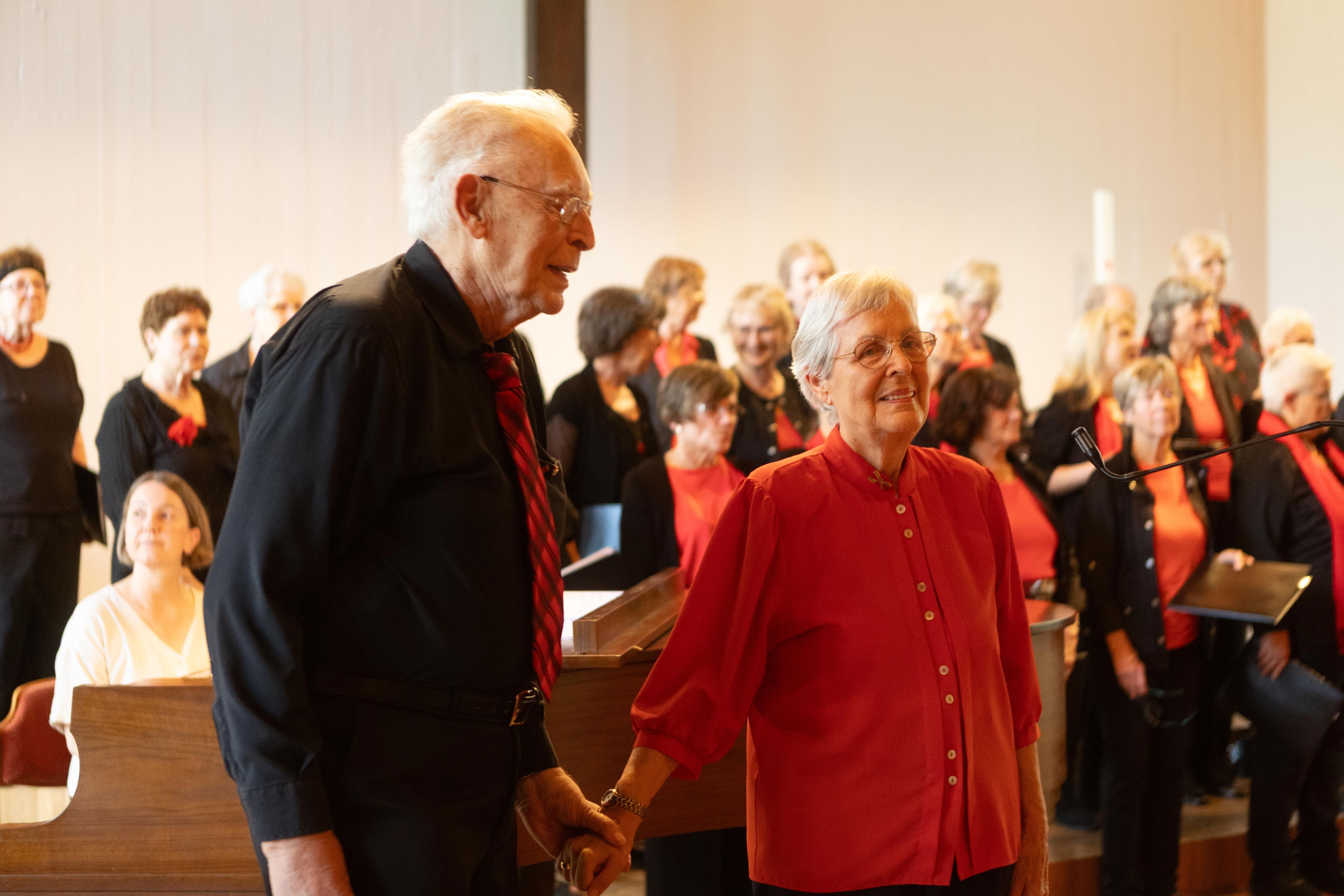 Abschied nach 60 Jahren: Karl-Heinz und Theresia Schlechtriem verabschiedeten sich von ihrem Publikum.