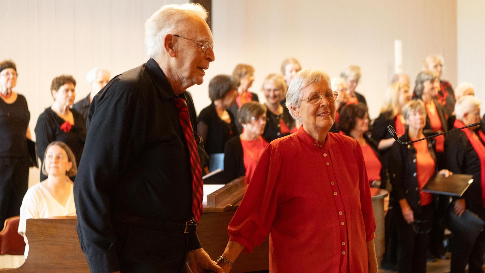 Abschied nach 60 Jahren: Karl-Heinz und Theresia Schlechtriem verabschiedeten sich von ihrem Publikum.