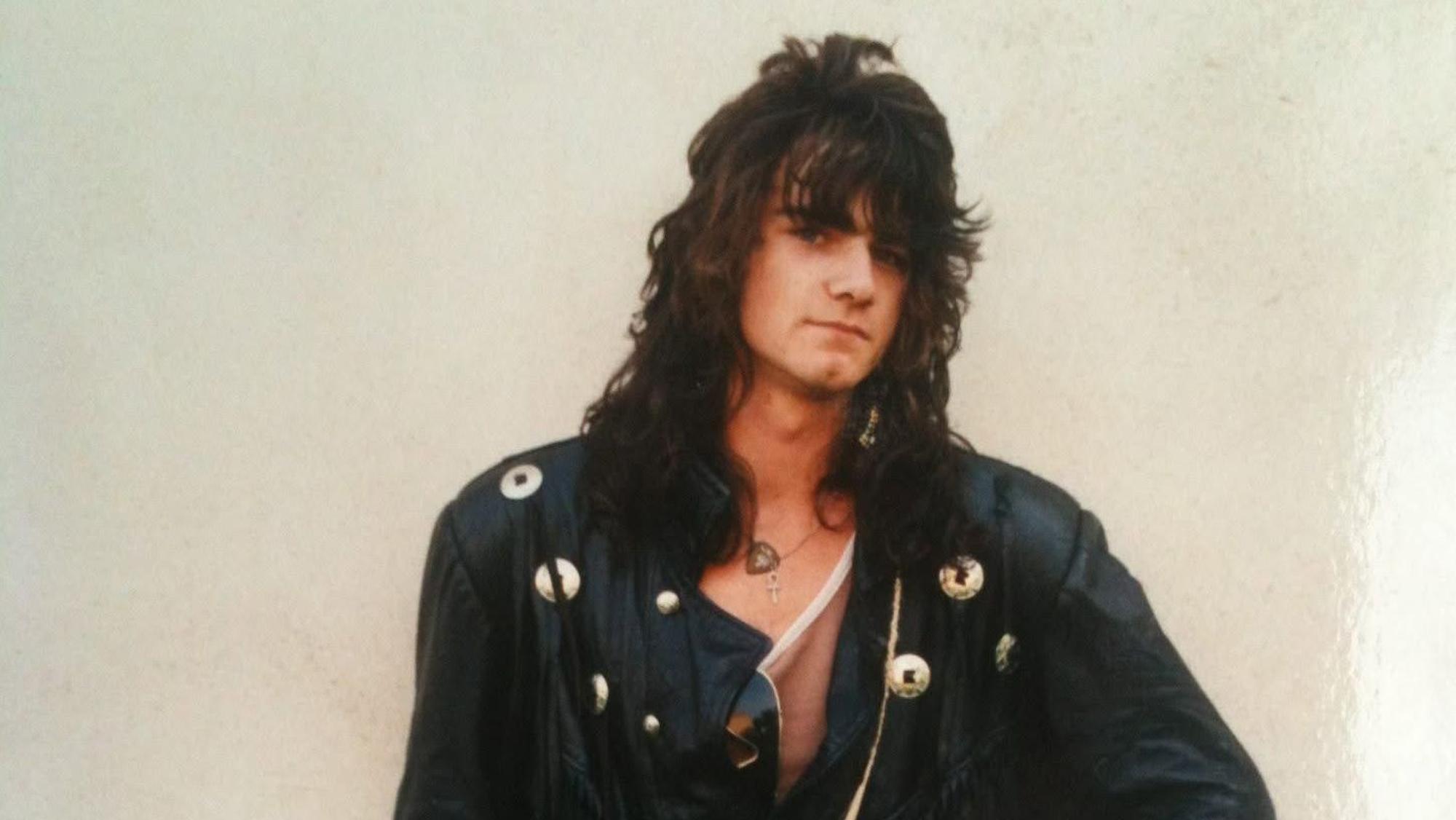 Armin Joisten Leadsänger, 1988 als Mitglied der Band Chinchilla