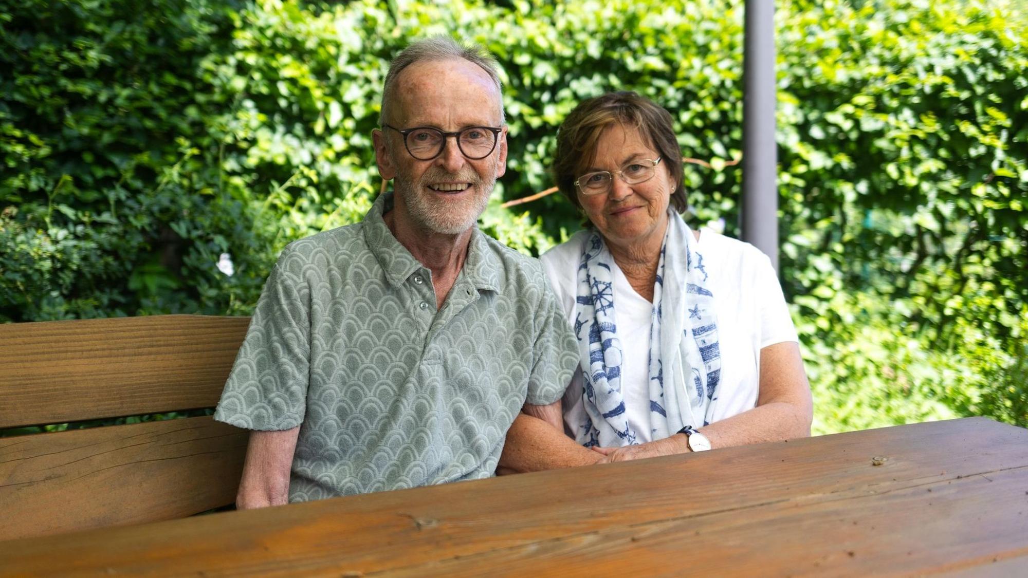 Reinhard und Helga Simon im Johannes-Hospiz Oberberg