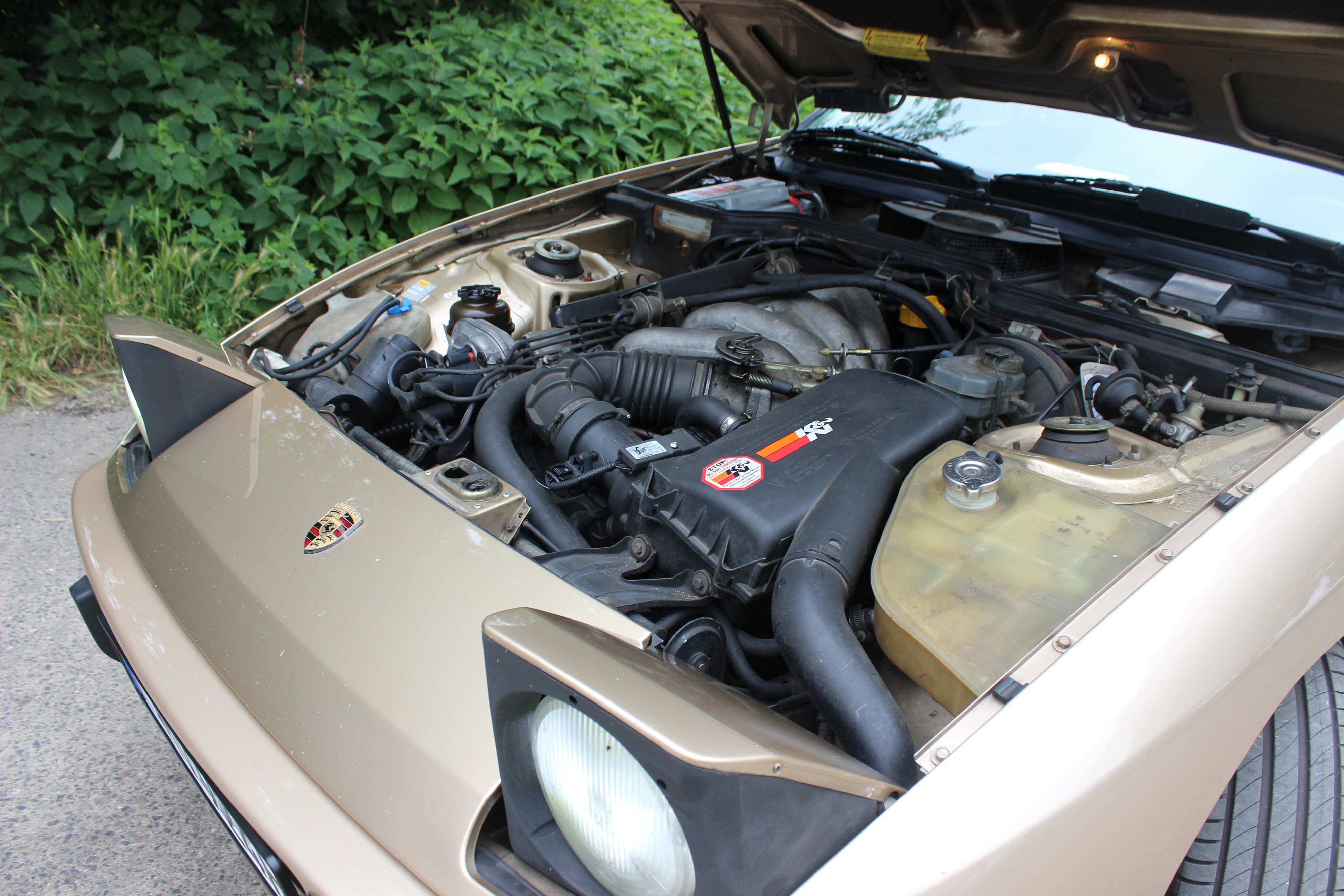 Motorraum von Viktoria Ernsts Porsche