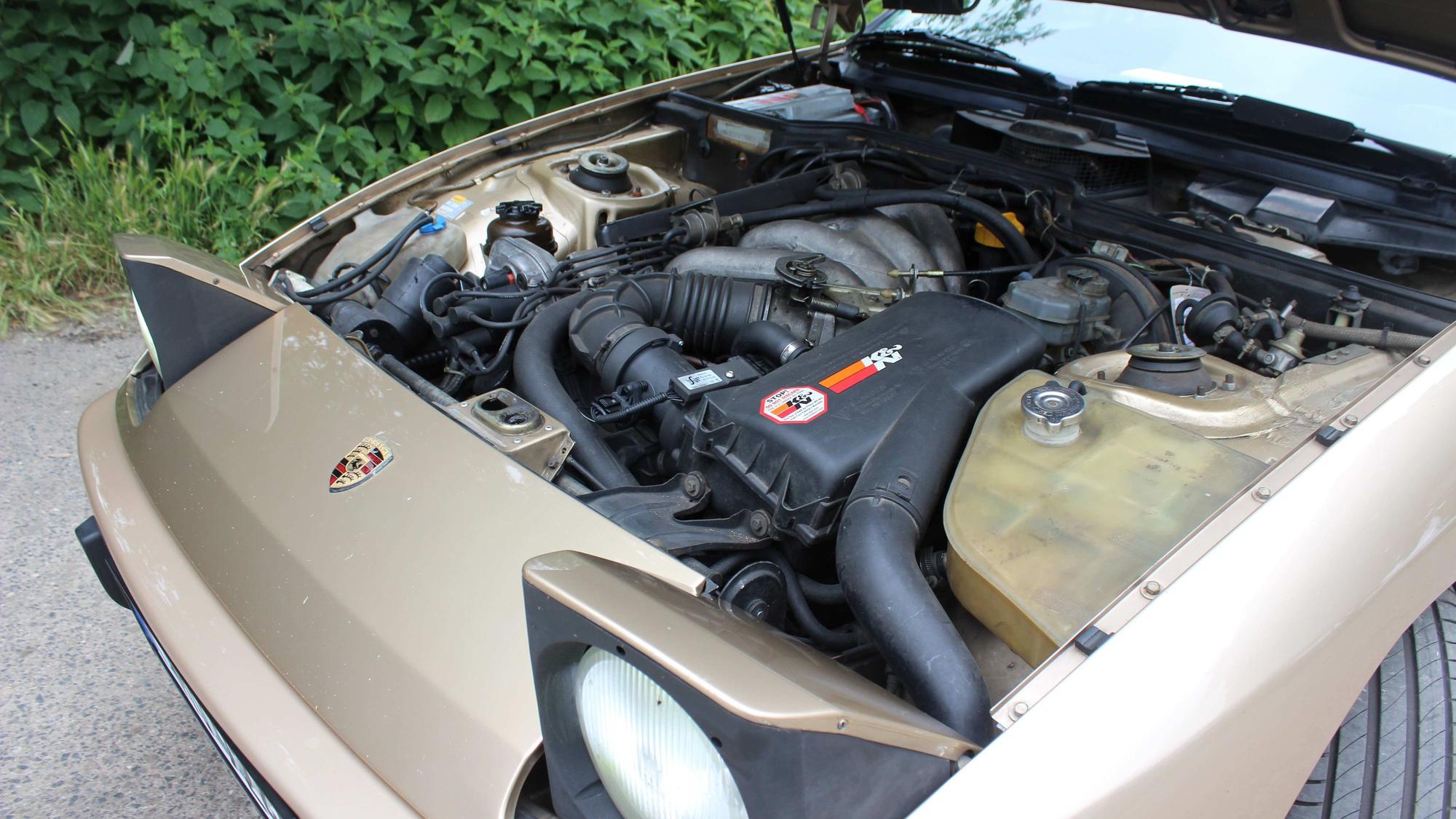 Motorraum von Viktoria Ernsts Porsche