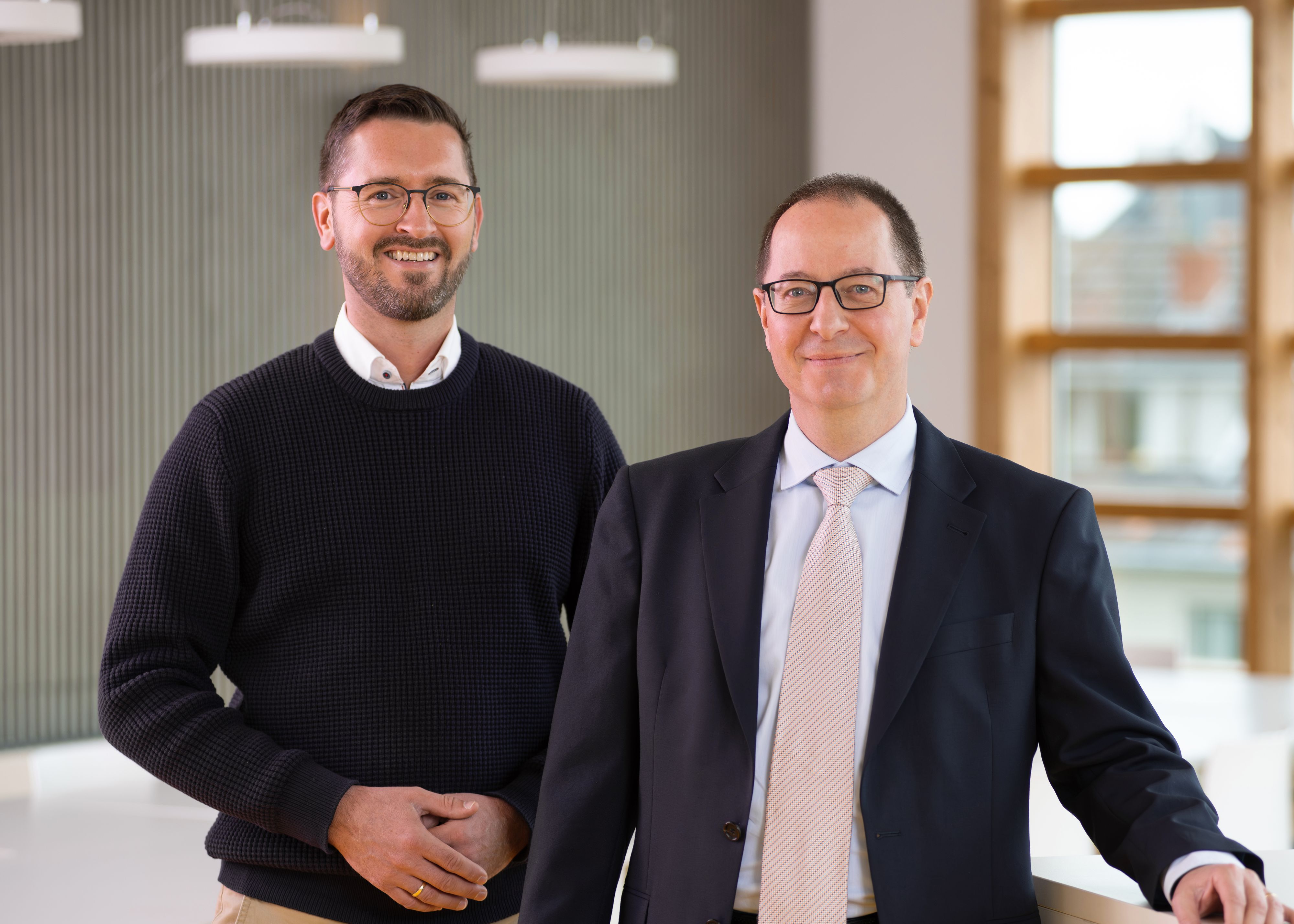 Jan Kruse und Gerd Hoor, Vorstände der Stiftung Leuchtfeuer.