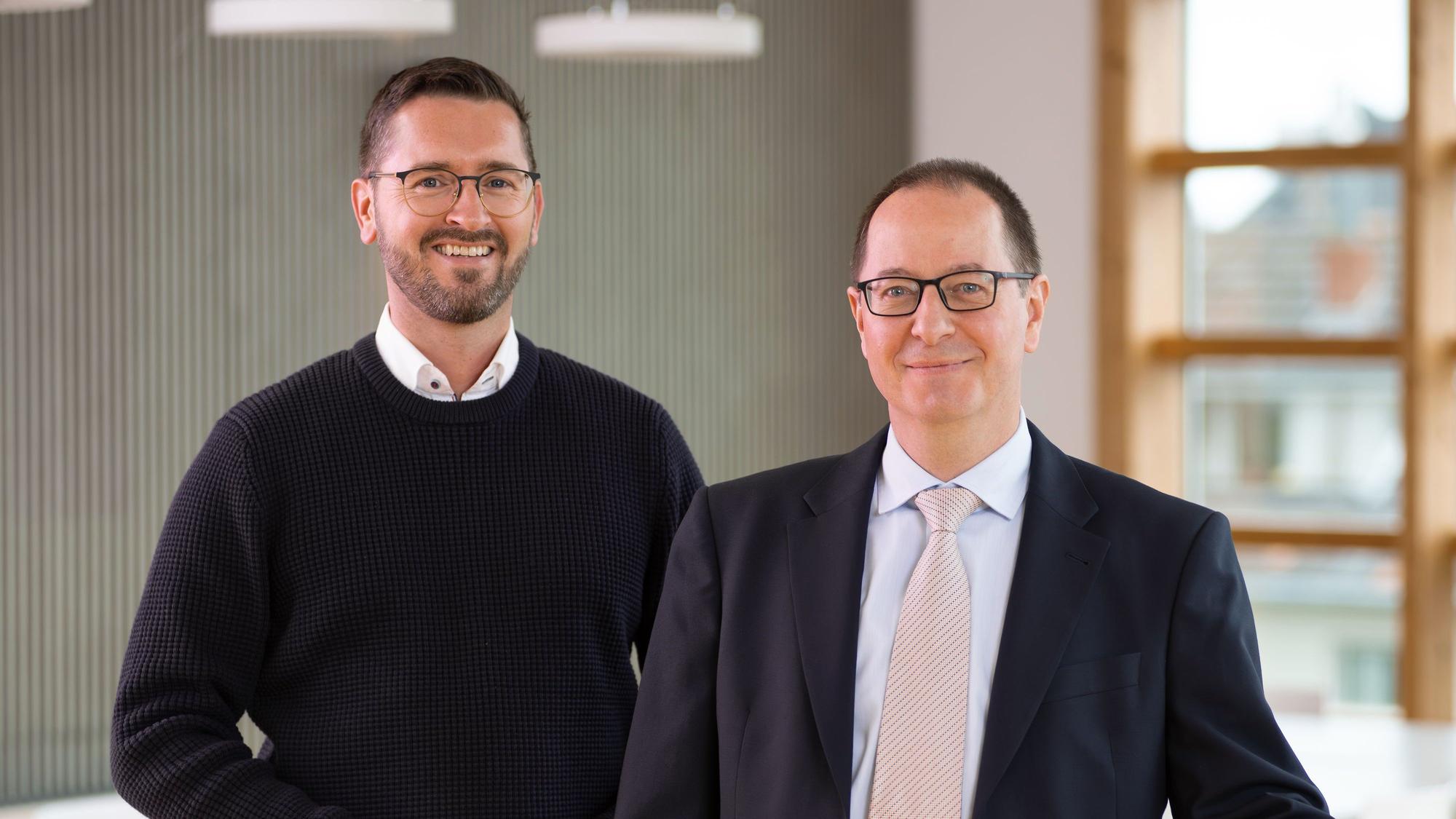 Jan Kruse und Gerd Hoor, Vorstände der Stiftung Leuchtfeuer.