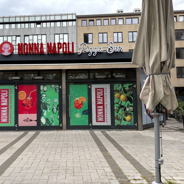 Das geplante Lokal Nonna Napoli in Köln am Willy Millowitsch Platz.