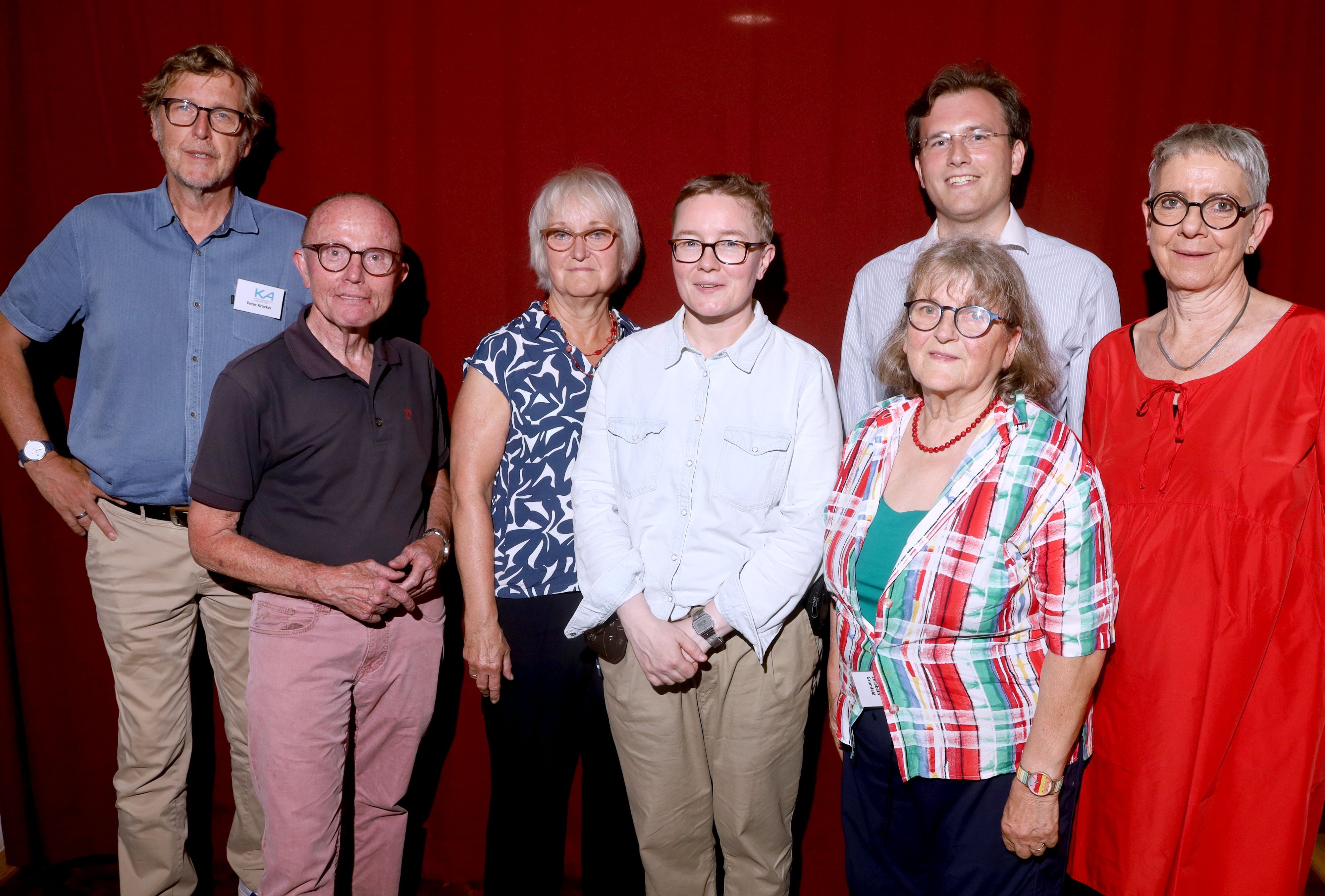 Engagieren sich im Katholikenausschuss Köln (v.l.): Peter Krücker, Ernst-Albert Cramer, Cordula von der Stein, Yvonne Reuter, Georg Dietlein, Elisabeth Grumfeld und Monika Kleine.