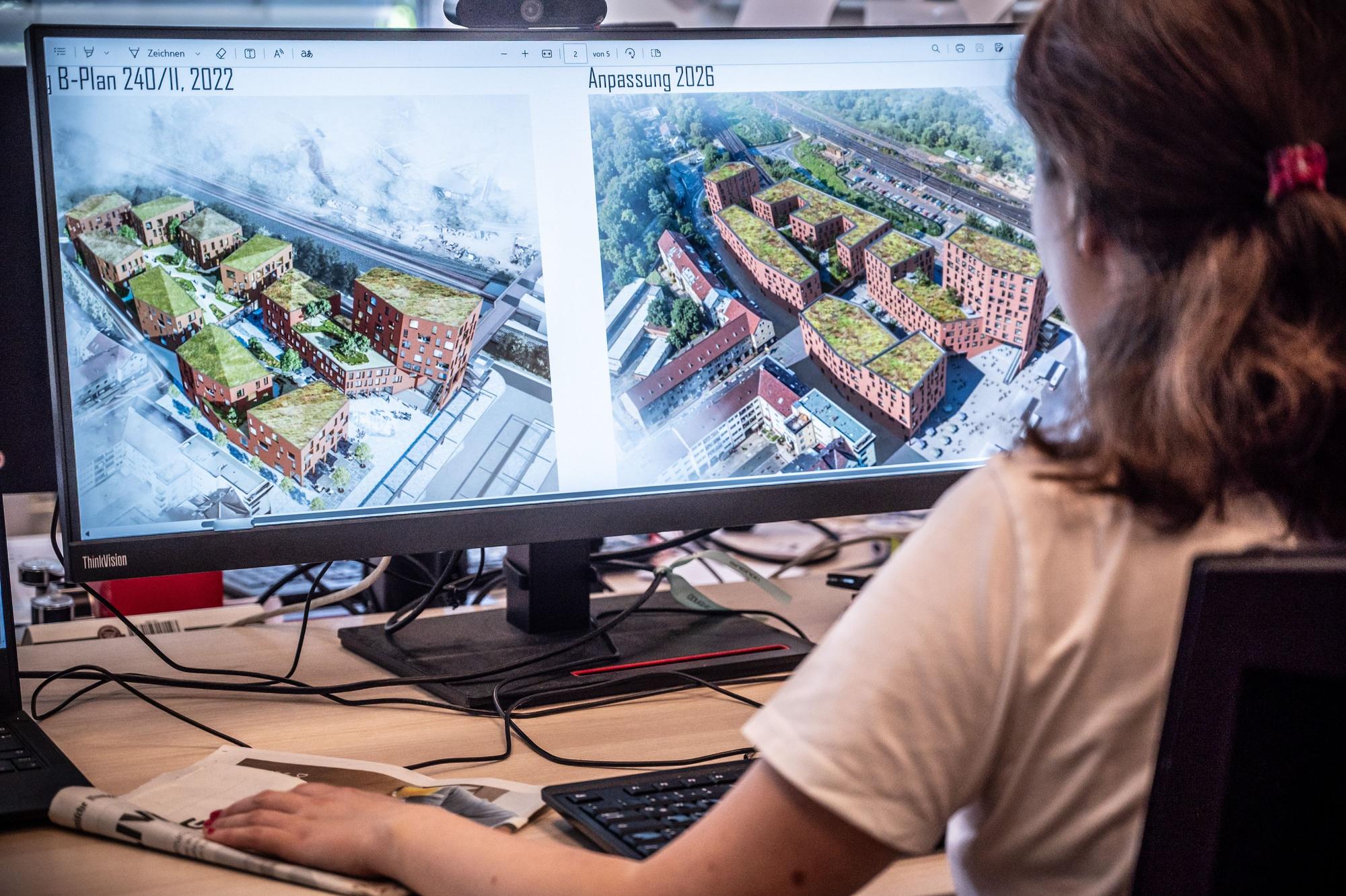 Die Stadtverwaltung hat die neuen Entwürfe für das Bahnhofsquartier ins Ratsinformationssystem gestellt.
