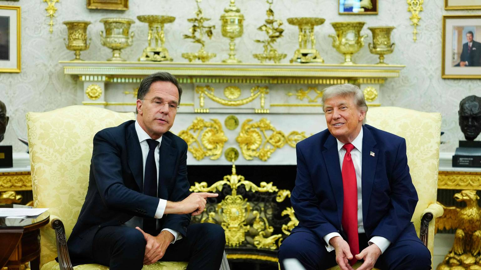 US-Präsident Trump lobt NATO-Generalsekretär Rutte.