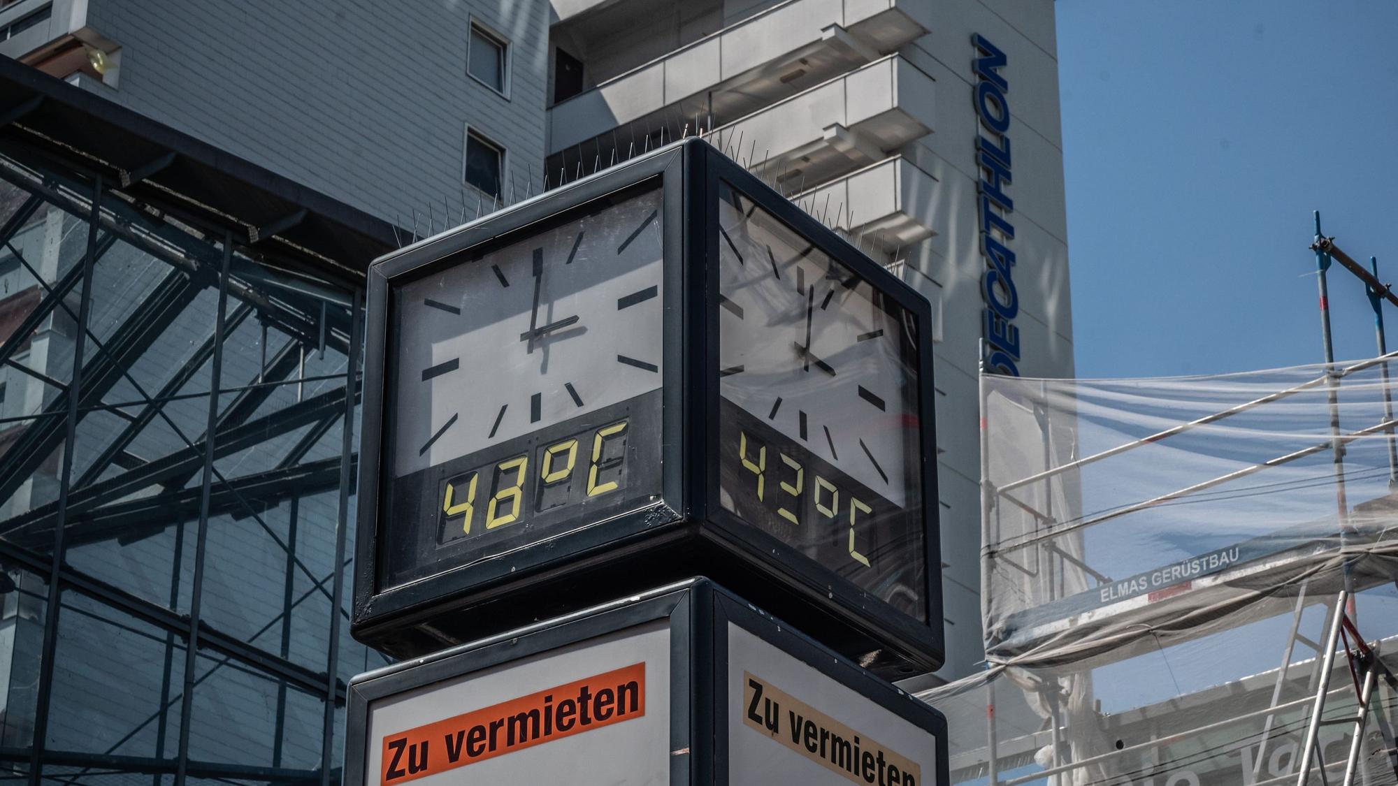 Hitze in der Leverkusener City: 42 Grad
Bild: Ralf Krieger