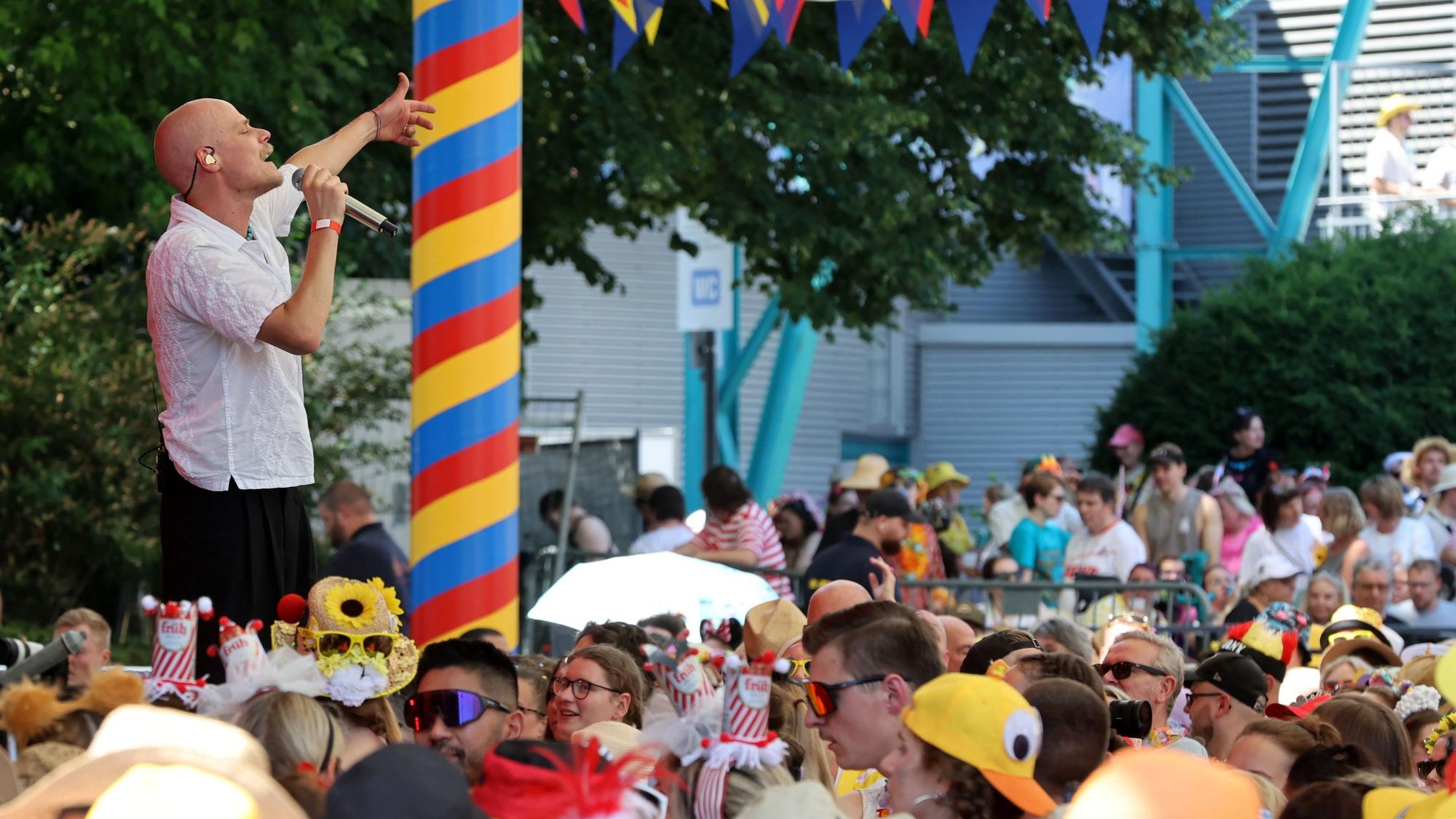 Cat Ballou beim Sommerfestival „Jeck im Sunnesching“.