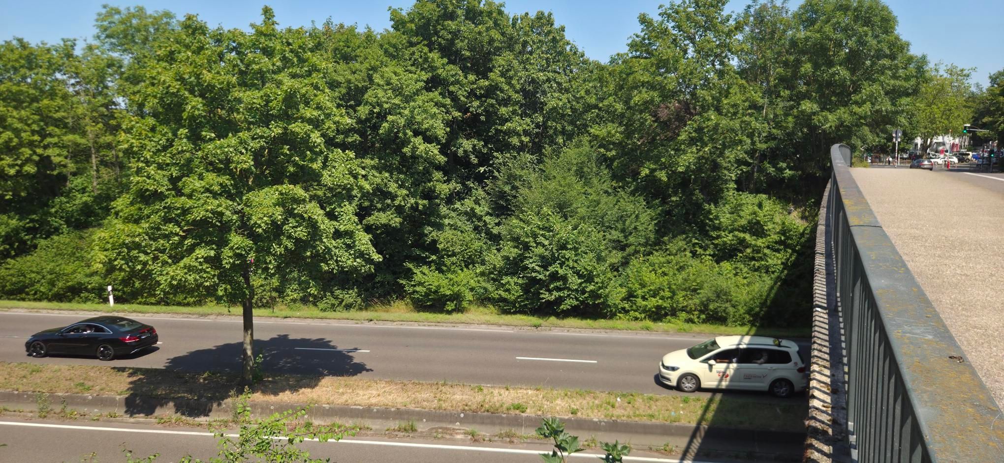An dieser Stelle auf dem Militärring in Köln soll eine neue Ausfahrt entstehen.