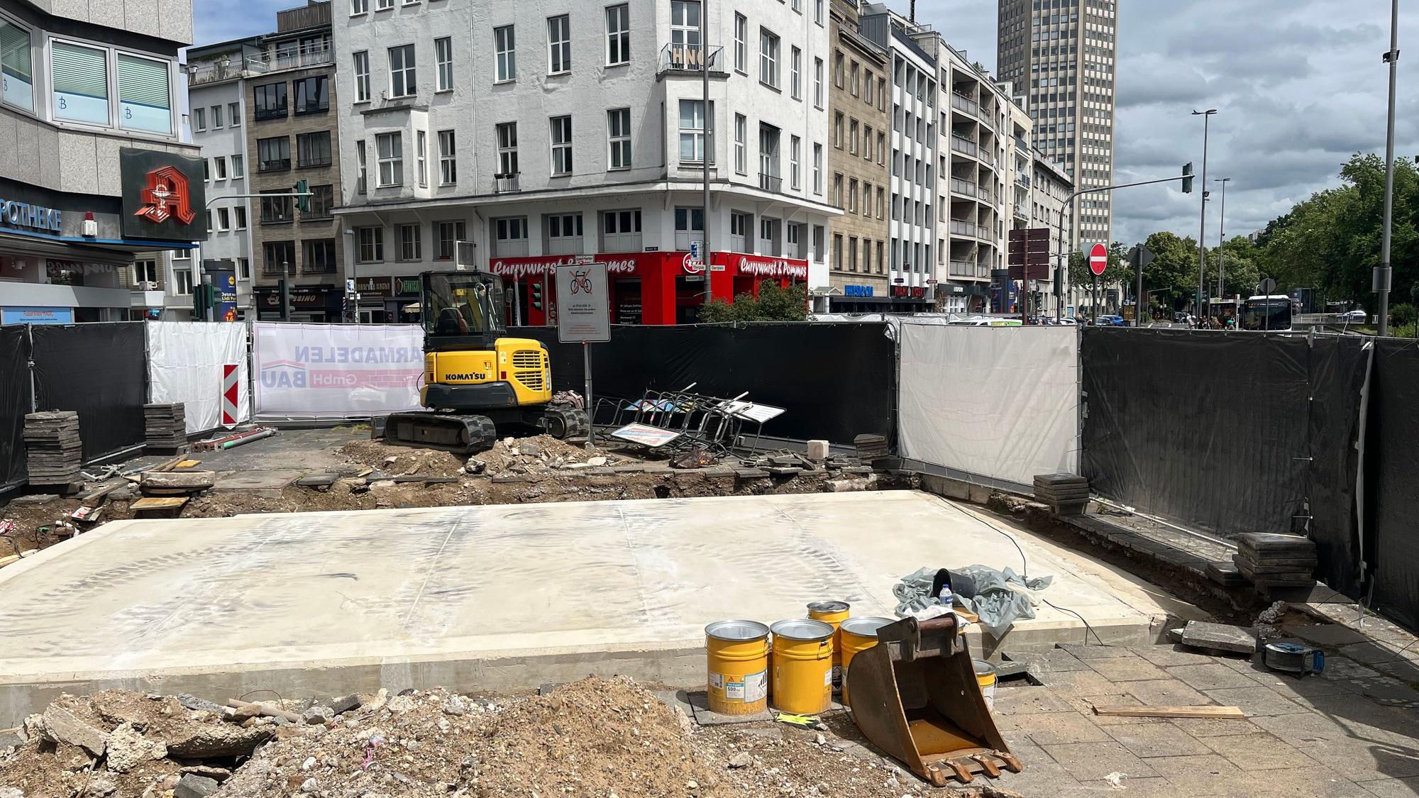 So sehen die zubetonierten Abgänge am Ebertplatz aus.