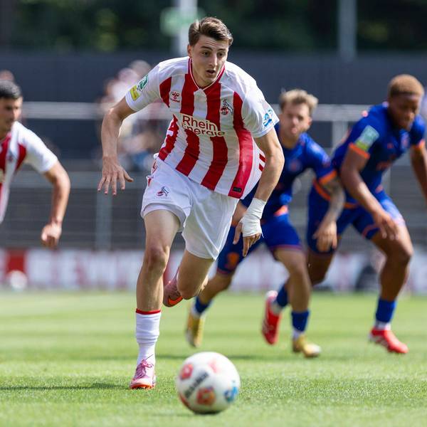 Regionalliga West: 1. FC Köln U21, U 21 - Sportfreunde Siegen, 17.08.2025 Malek El Mala 1. FC Köln U21, 9. Regionalliga West, 1. FC Köln U21 - Sportfreunde Siegen, 4. Spieltag, am 17.08.2025, Franz-Kremer-Stadion, Köln *** Regionalliga West 1 FC Köln U21 Sportfreunde Siegen, 17 08 2025 Malek El Mala 1 FC Köln U21, 9 Regionalliga West, 1 FC Köln U21 Sportfreunde Siegen, 4 Matchday, on 17 08 2025, Franz Kremer Stadium, Cologne Copyright: xBEAUTIFULxSPORTS/Meuselx