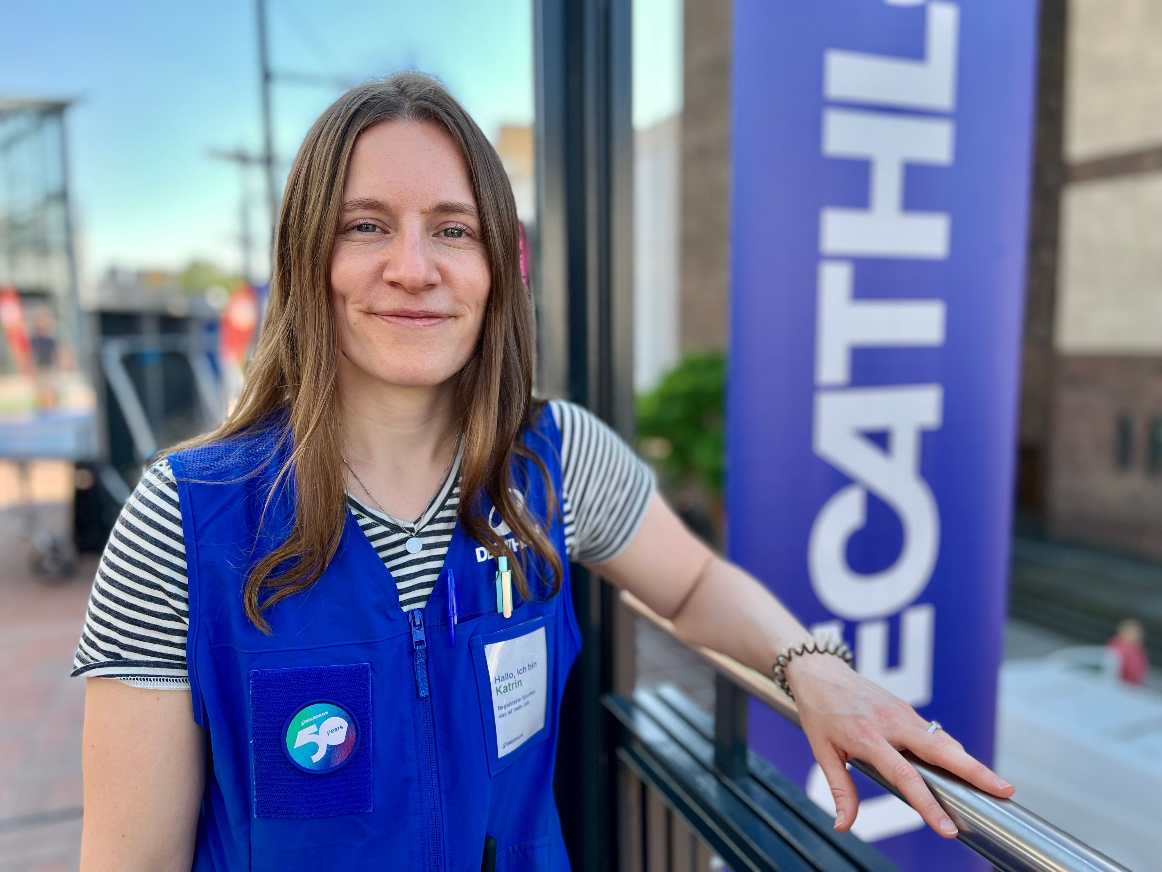 Katrin Bruns, Filialleiterin von Decathlon