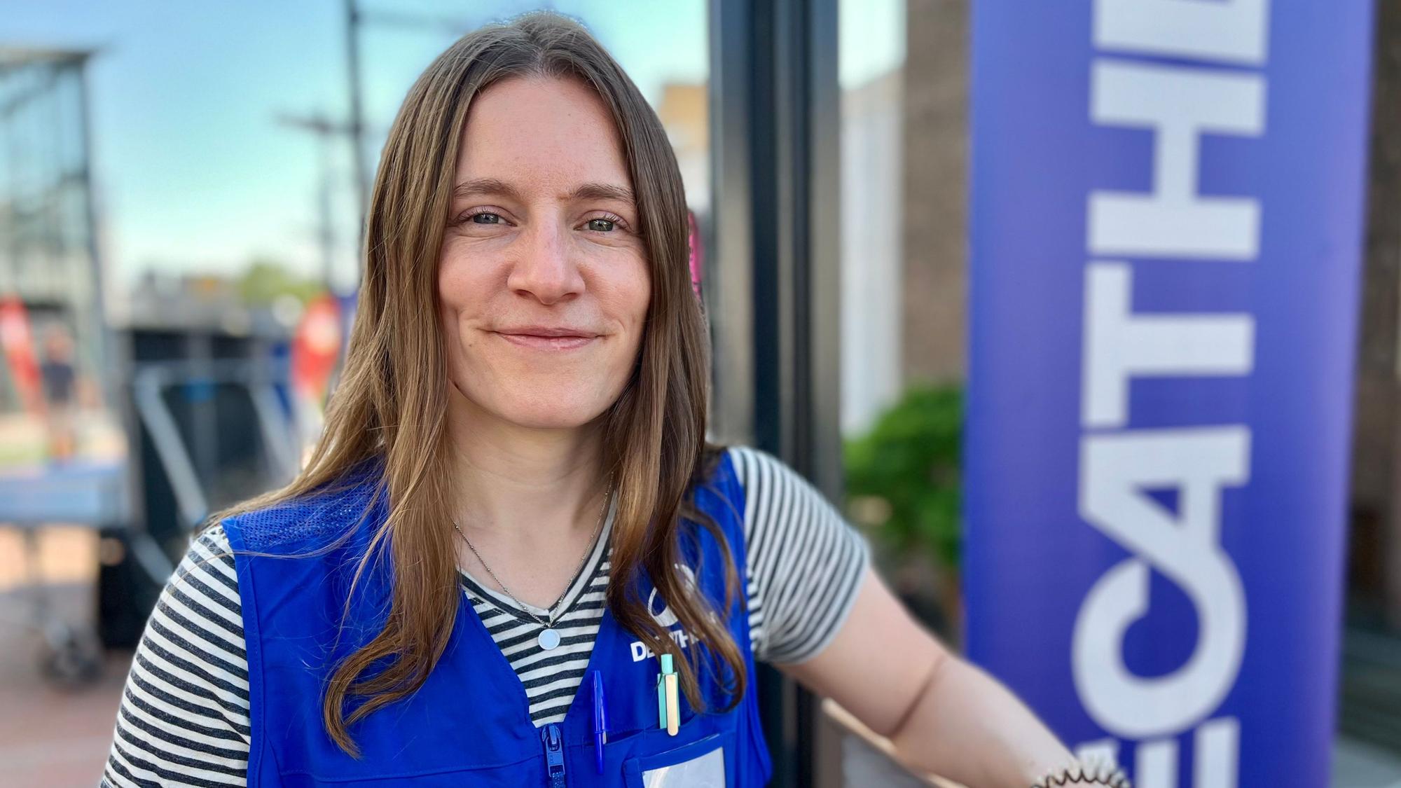 Katrin Bruns, Filialleiterin von Decathlon