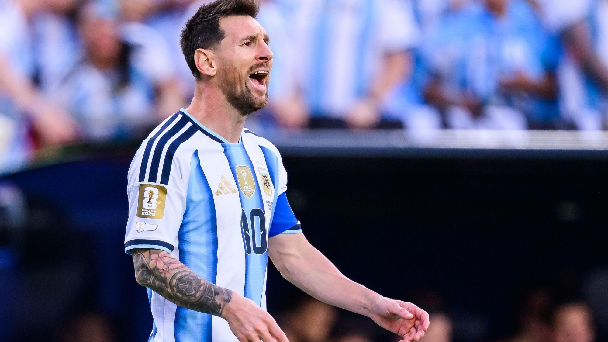 Das Bild zeigt den argentinischen Superstar.