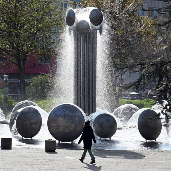 Der Brunnen auf dem Kölner Ebertplatz