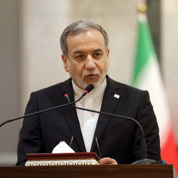 Irans Außenminister Seyed Abbas Araghchi. /Khalil Dawood