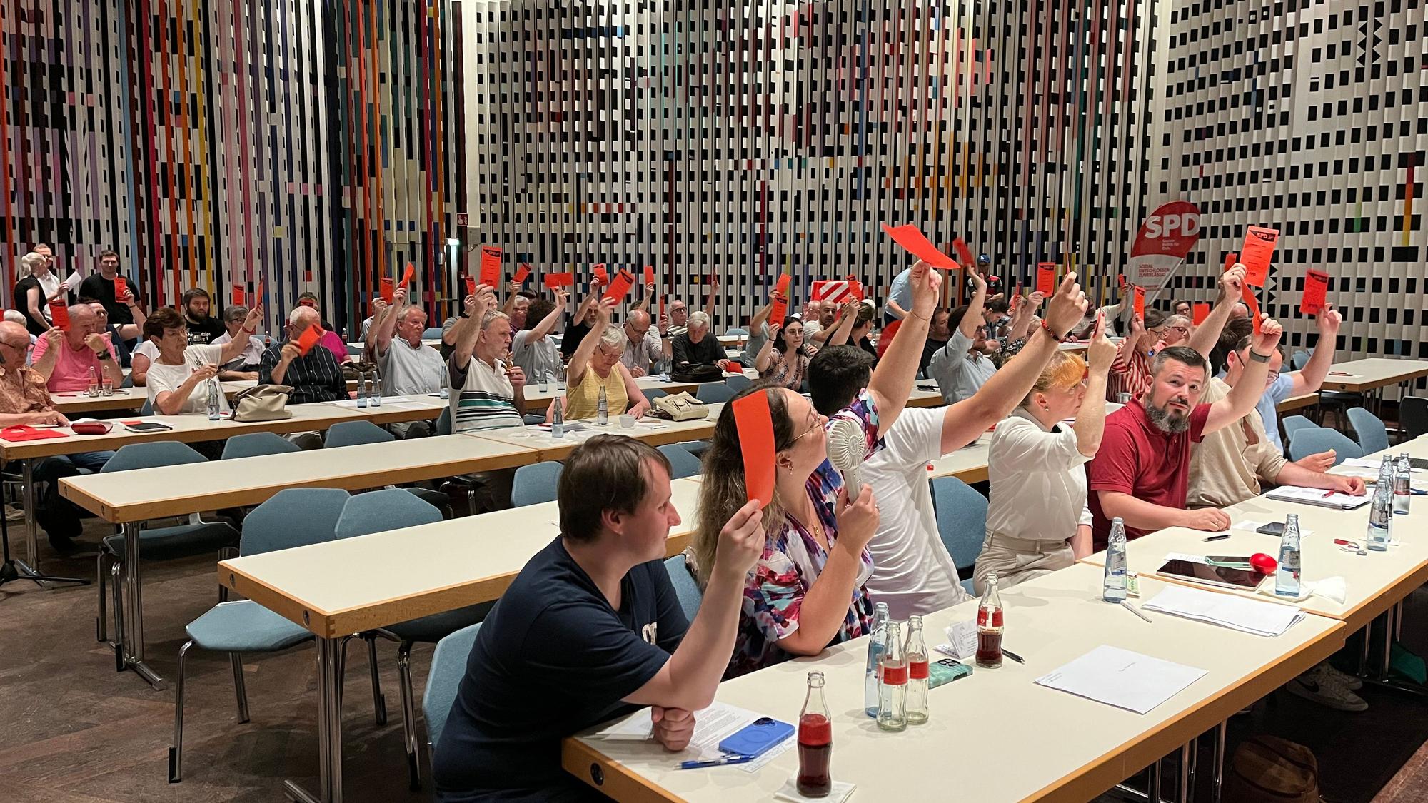 SPD-Parteitag im Agamsaal